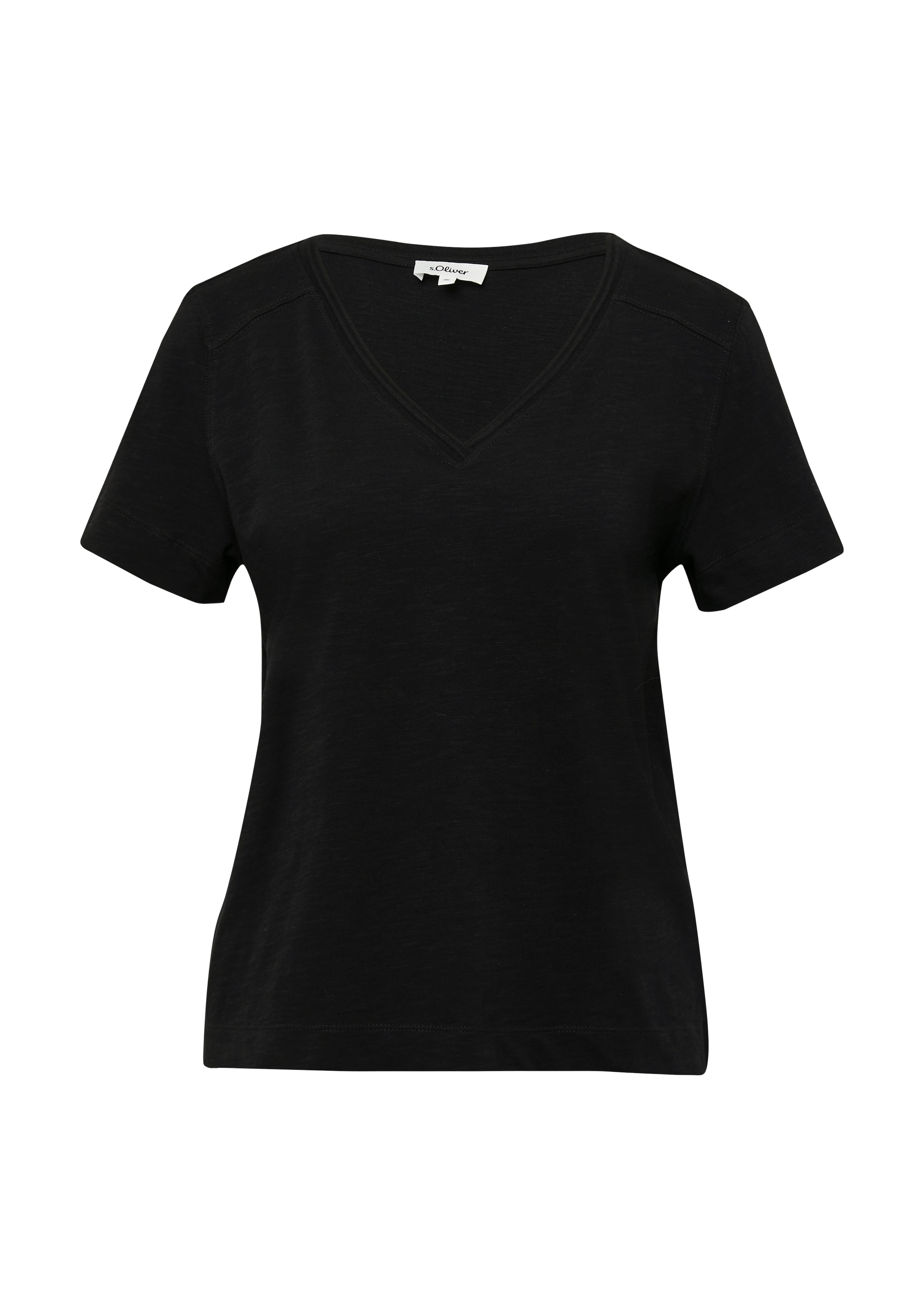 s.Oliver T-Shirt, aus Flammgarn