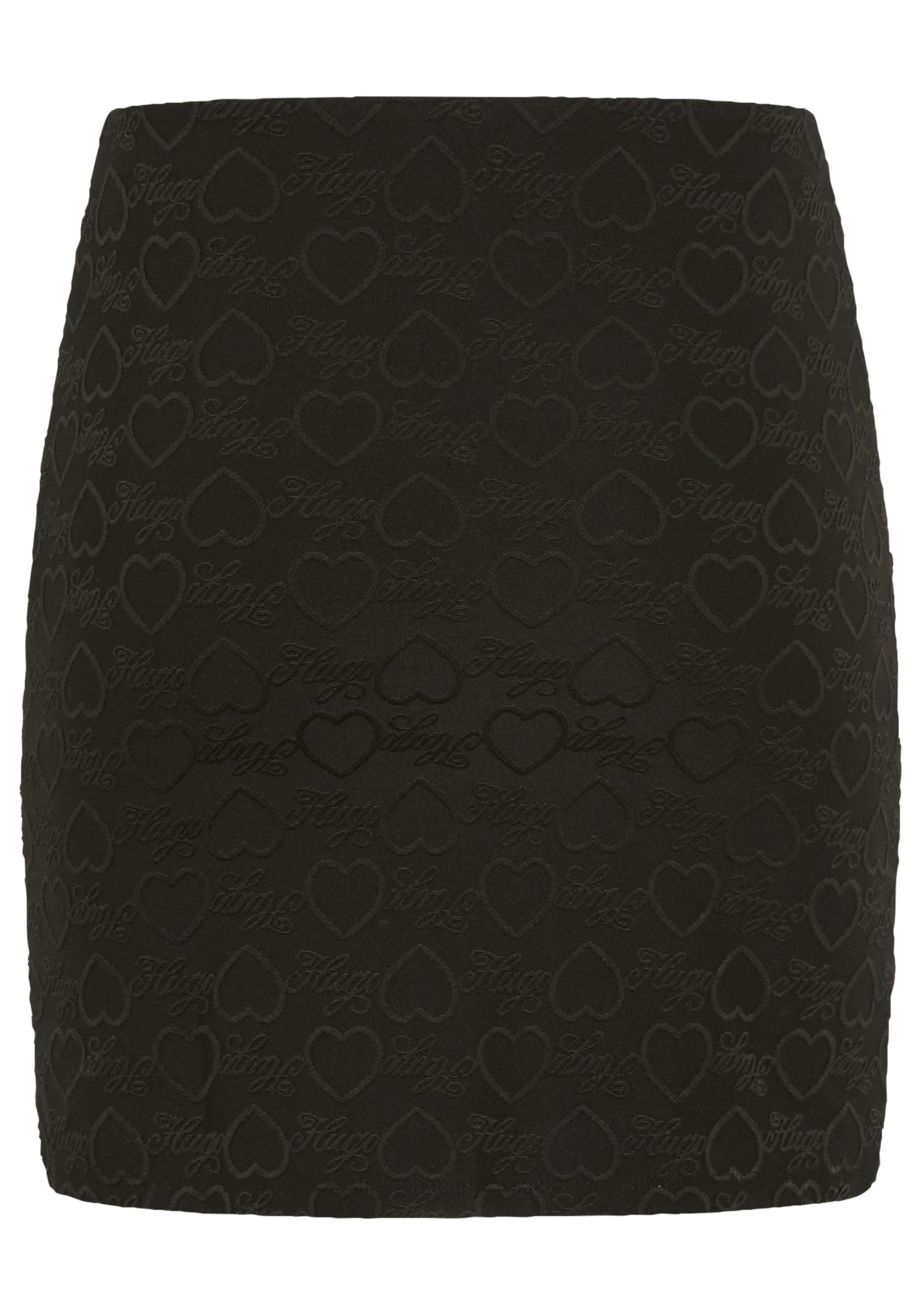 HUGO Blue Minirock »Nappley« mit Herz-Logo-Jacquard