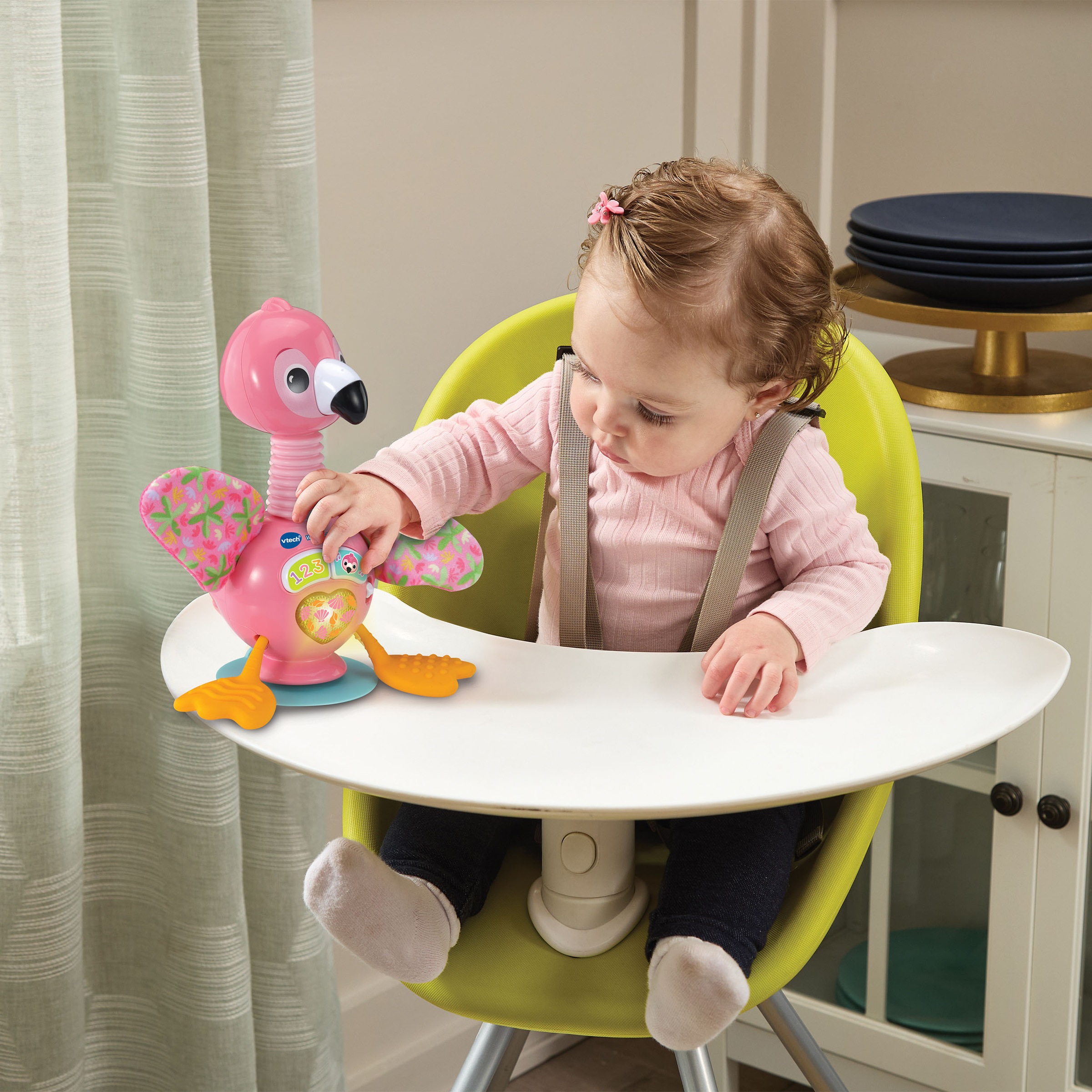 Vtech® Lernspielzeug »Vtech Baby, Wackel-Flamingo« mit Licht- und Sound