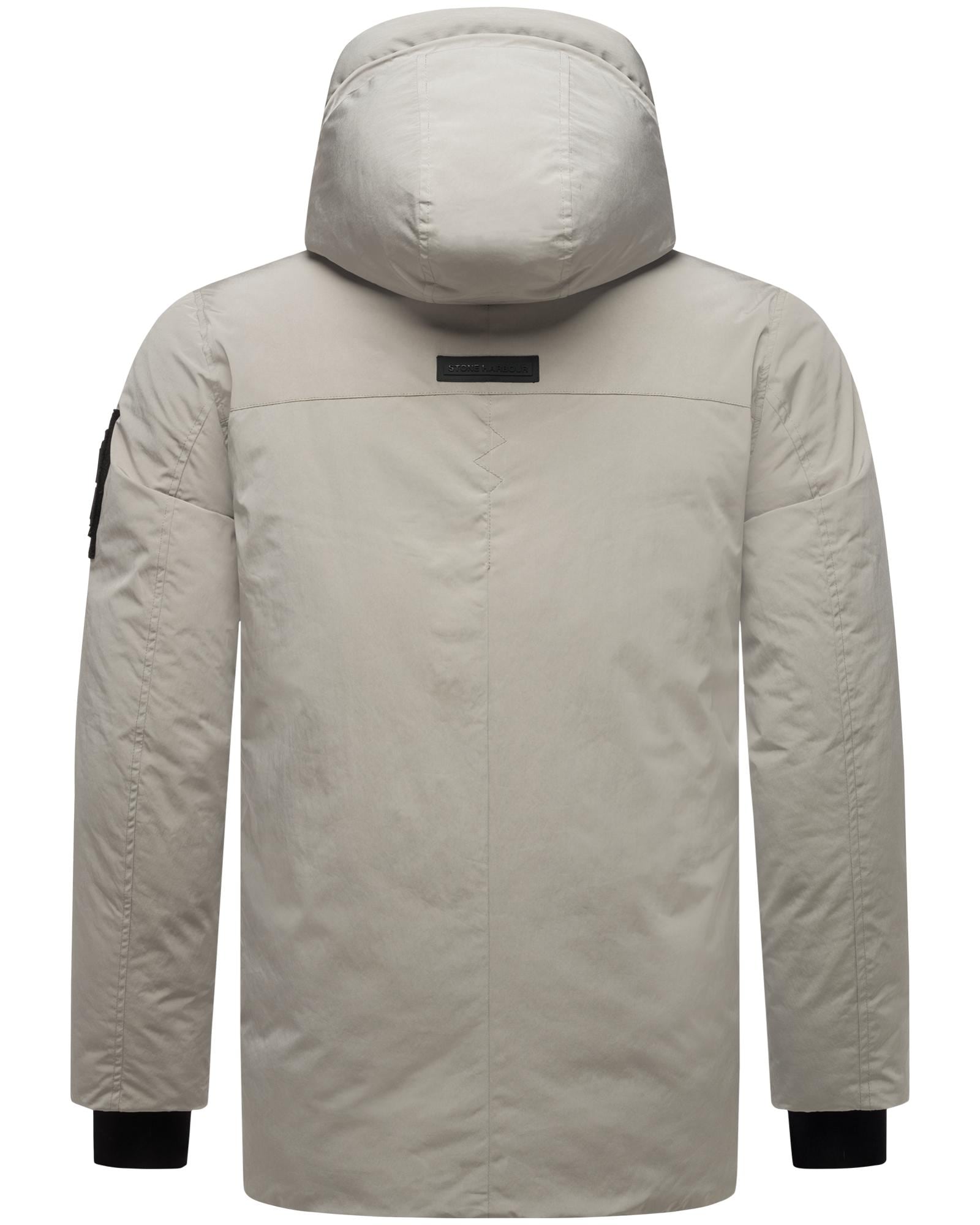 Stone Harbour Winterjacke »Edriik XX«, mit Kapuze, Warm gefütterte kurze Herren Jacke für den Winter