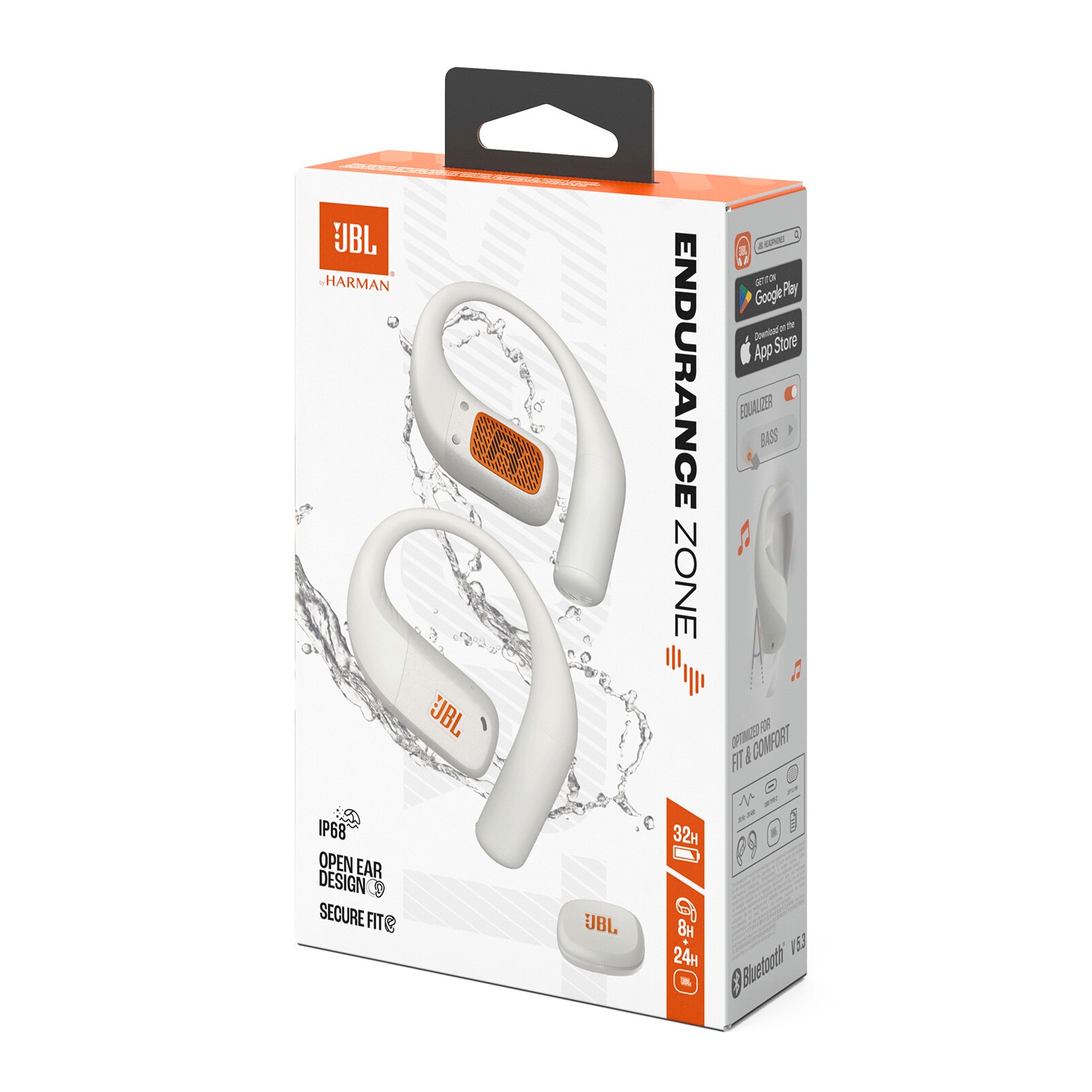 JBL Open-Ear-Kopfhörer »Endurance Zone True Wireless Open-Ear Sport Headphones«, A2DP Bluetooth, Freisprechfunktion-True Wireless