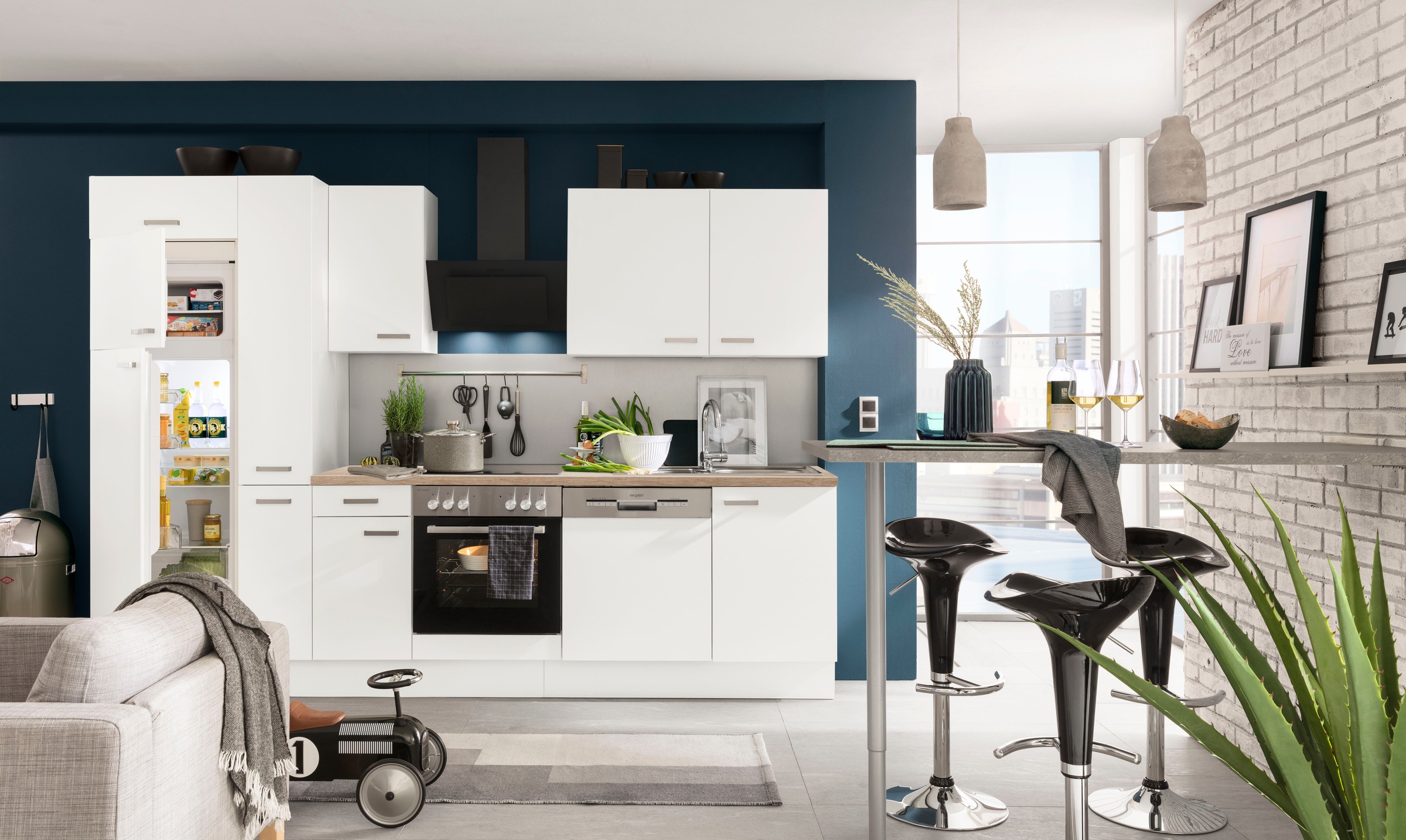 OPTIFIT "Parma" mit E-Geräten, Breite 300 cm