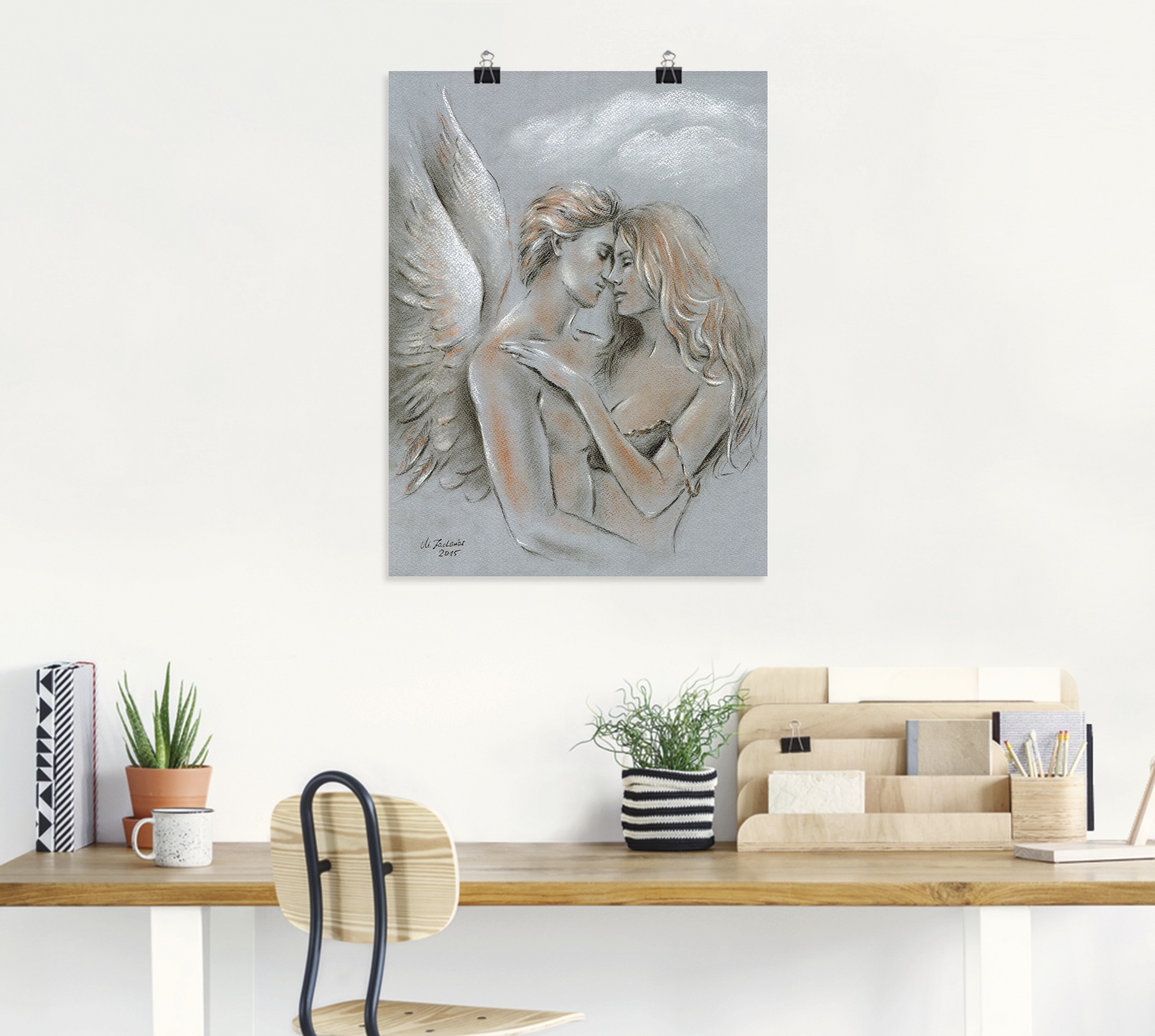 Artland Wandbild »Engel auf Erden«, klassische Fantasie, (1 St.), als Leinwandbild, Poster in verschied. Größen