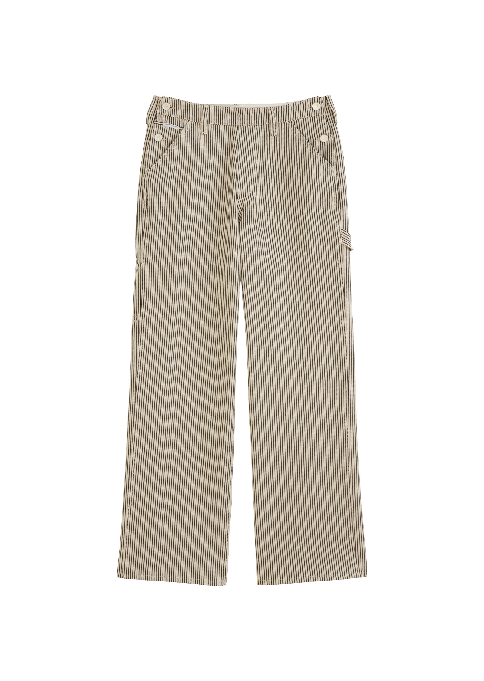 Marc O'Polo DENIM Weite Jeans »aus gestreiftem Organic Cotton«