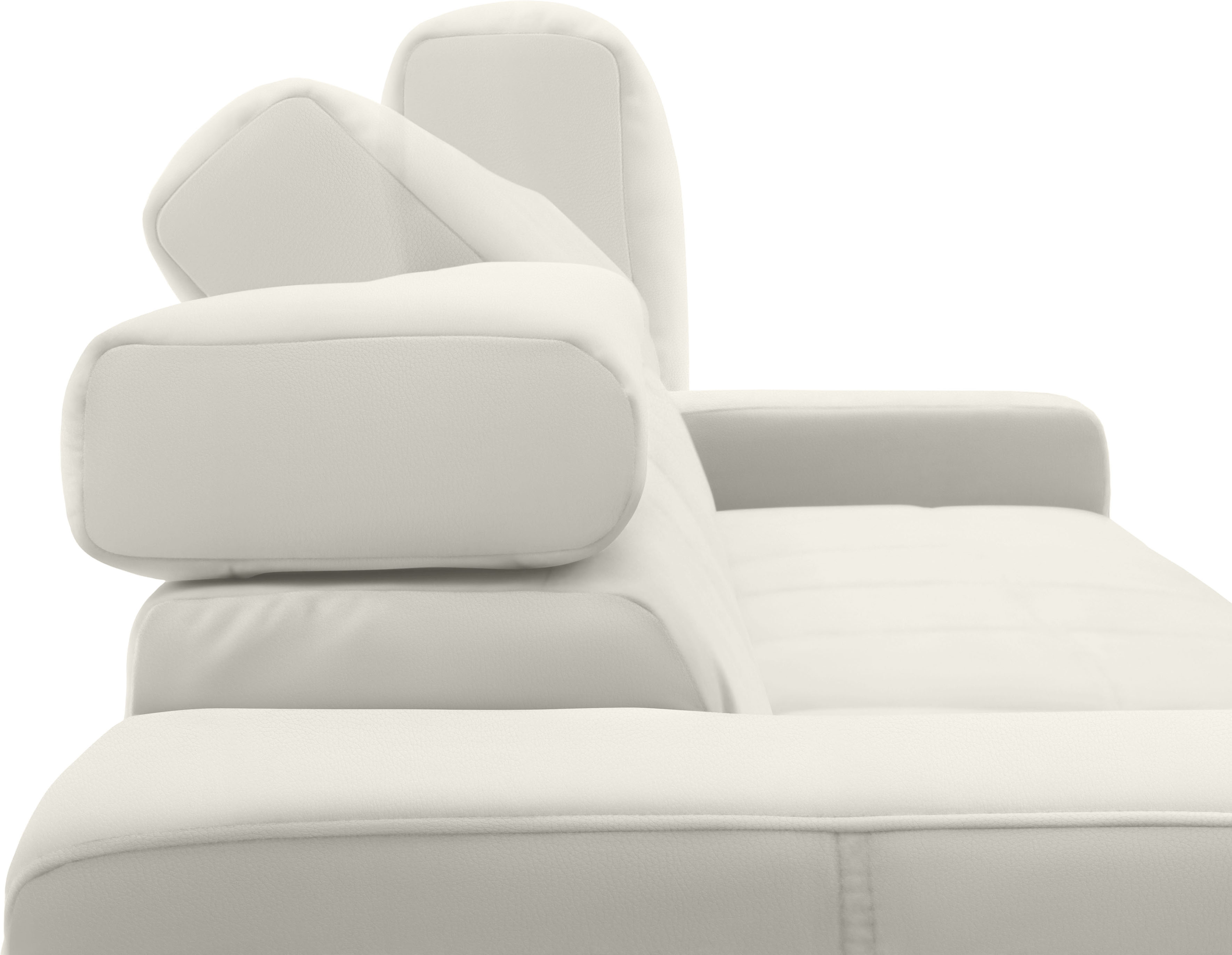 Thumbnail - DOMO collection Ecksofa "Brandon, inkl. Kopfteilverstellung, B/T/H: 214/100/80 cm, L-Form", Mit Kopfteilverstellung, auc...
