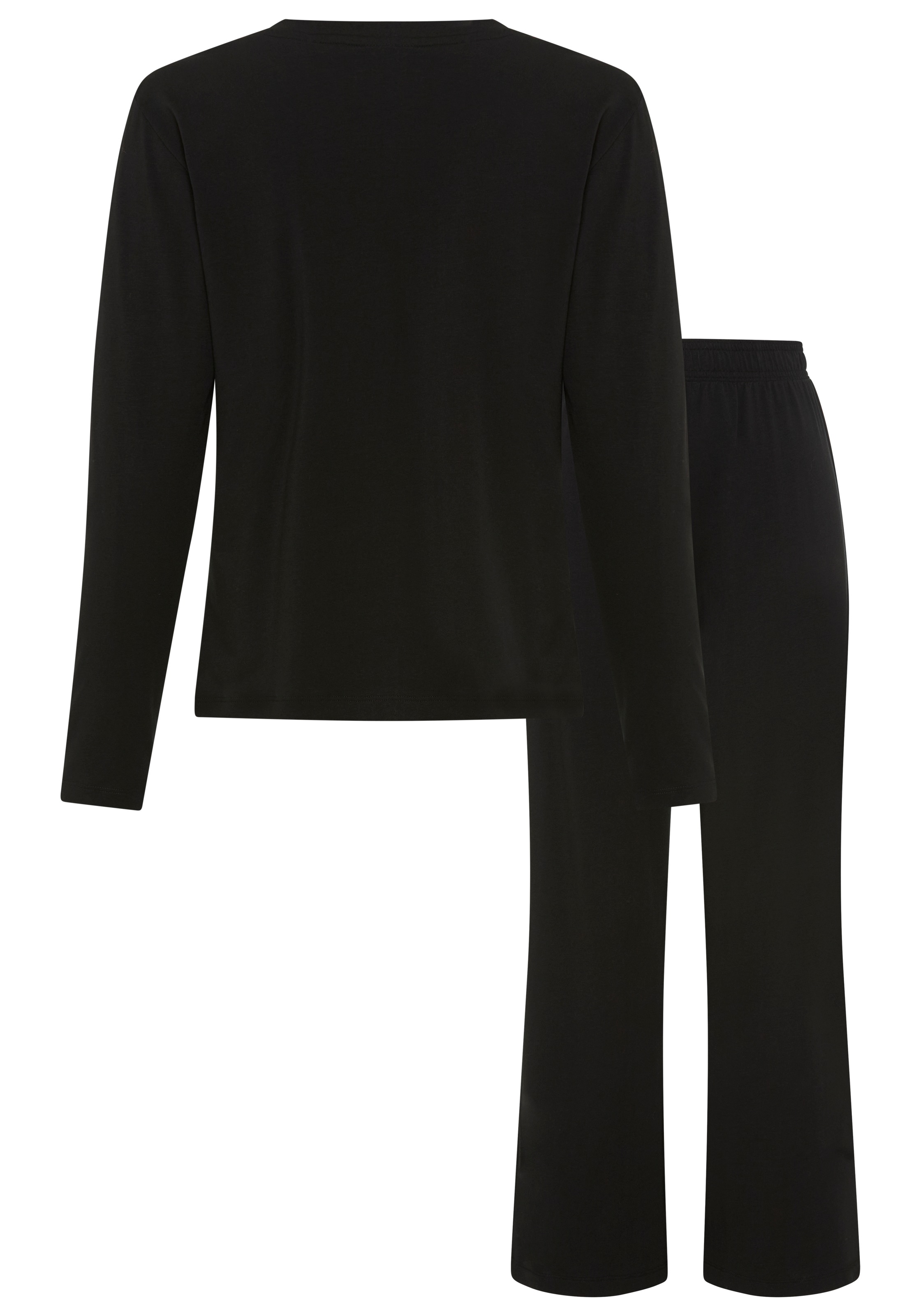 BOSS Schlafanzug Set, 2 Stk. tlg., Rundhalsausschnitt, elastischer Bund, Lo günstig online kaufen