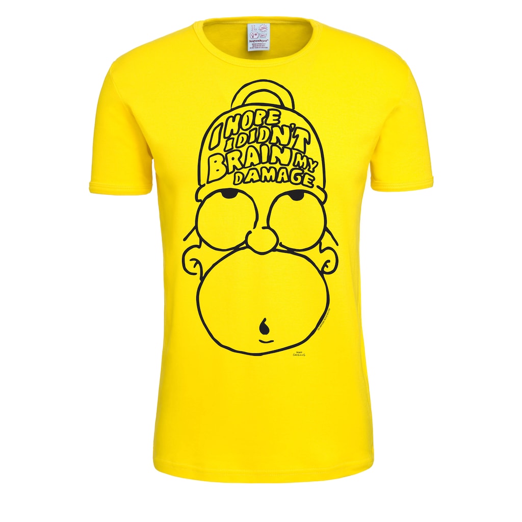 LOGOSHIRT T-Shirt »Homer«, mit lizenziertem Originaldesign