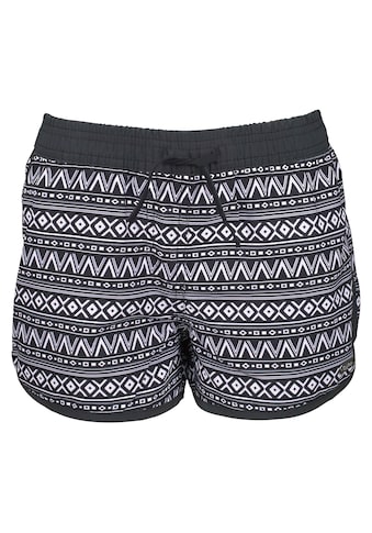 Badeshorts, mit Ethnodruck