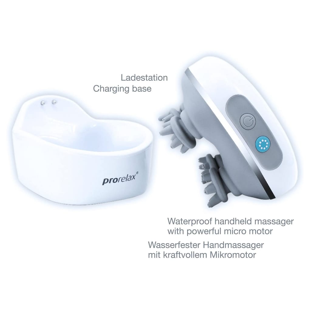 prorelax Massagegerät »Prorelax Prestige Beauty Massager«, Ladesockel, USB-Netzstecker für Ladekabel