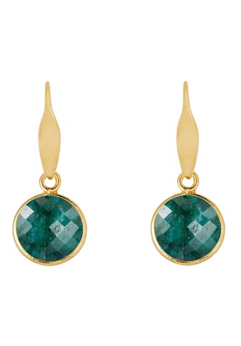 Gemshine Paar Ohrhänger »Smaragd«, Made in Spain kaufen