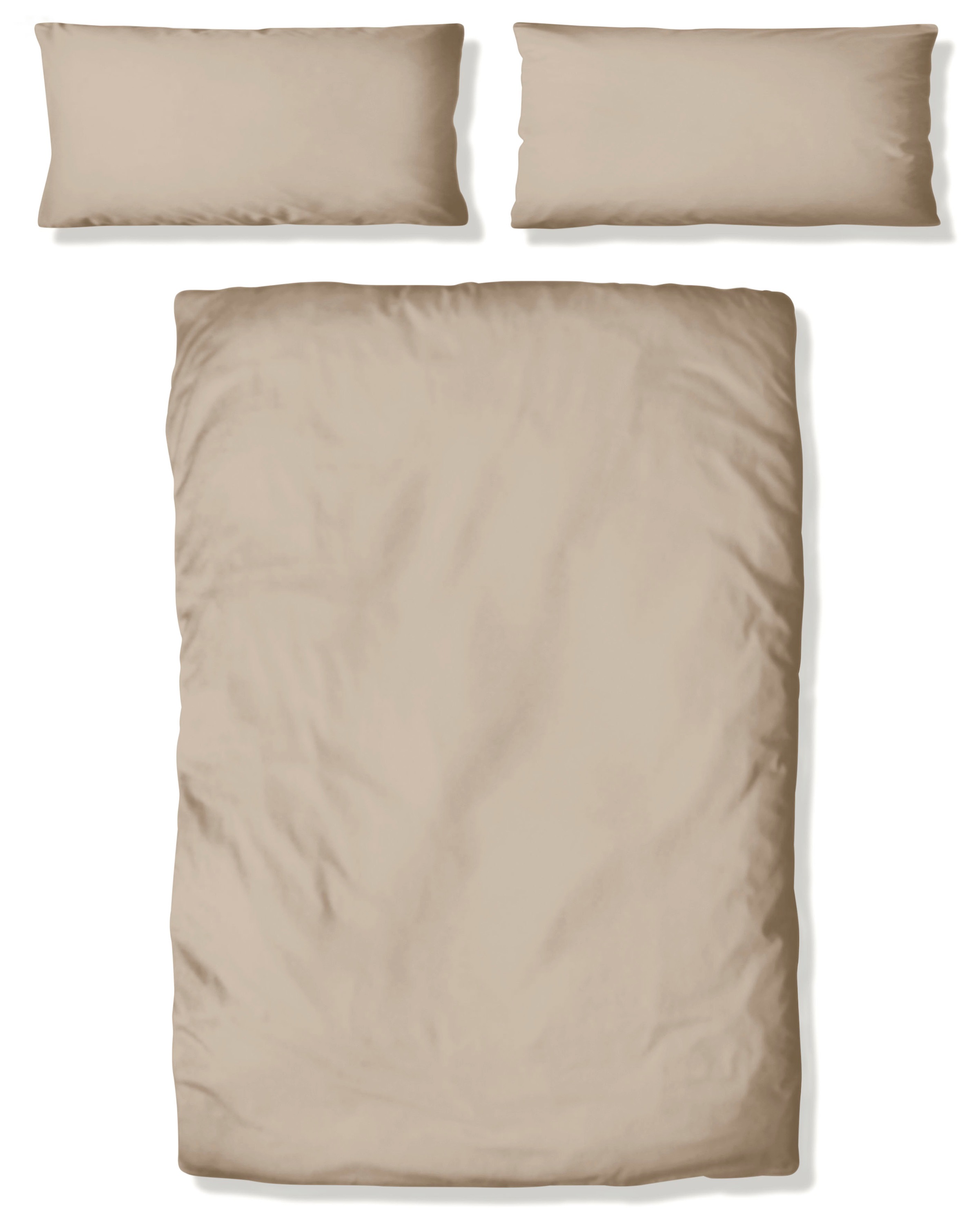 OTTO home Bettwäsche "Mila in 135x200, 155x220 oder 200x200 cm" 2 Mako-Sati günstig online kaufen