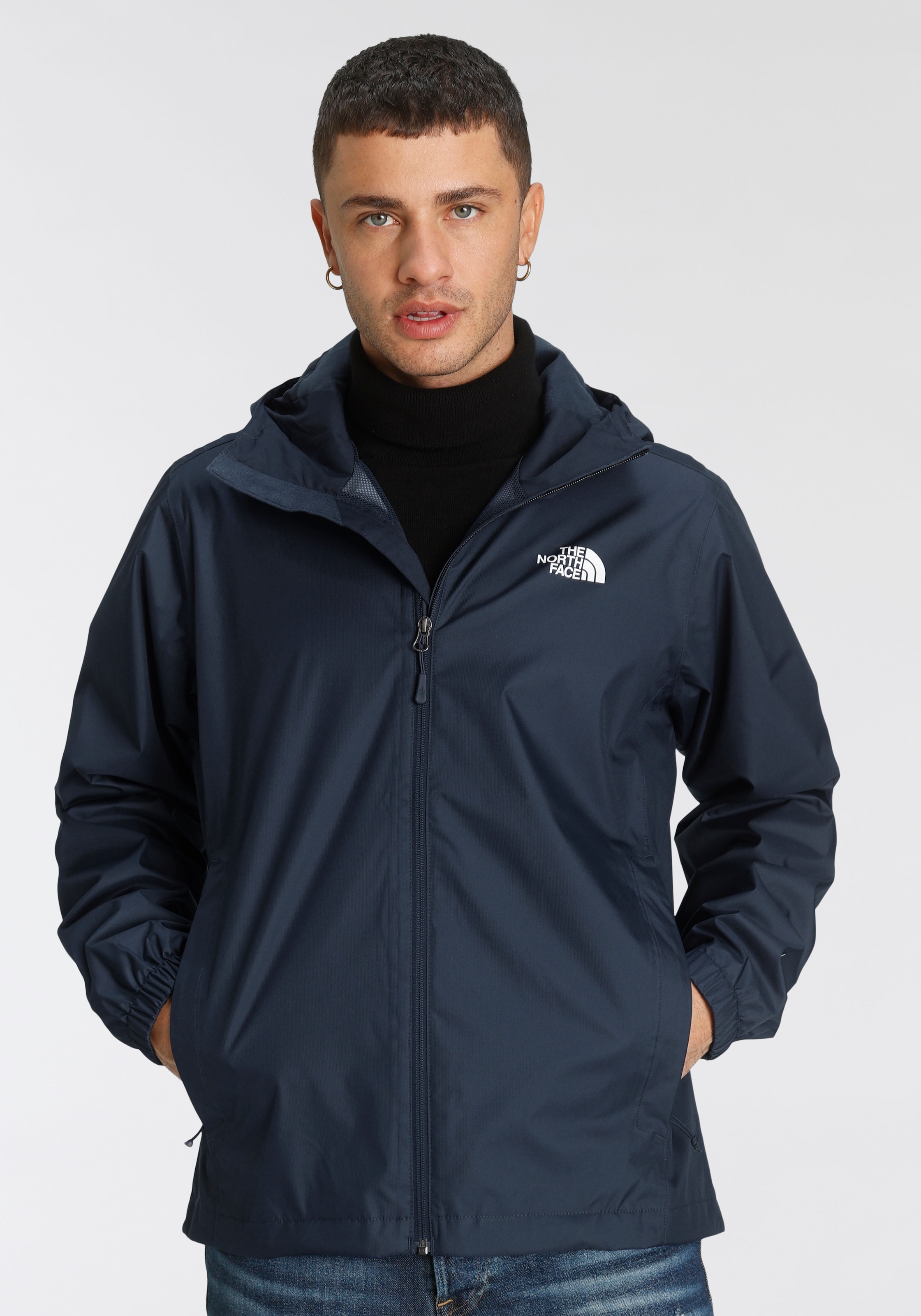 The North Face Regenjacke "MEN´S QUEST JACKET", mit Kapuze, Atmungsaktiv, w günstig online kaufen