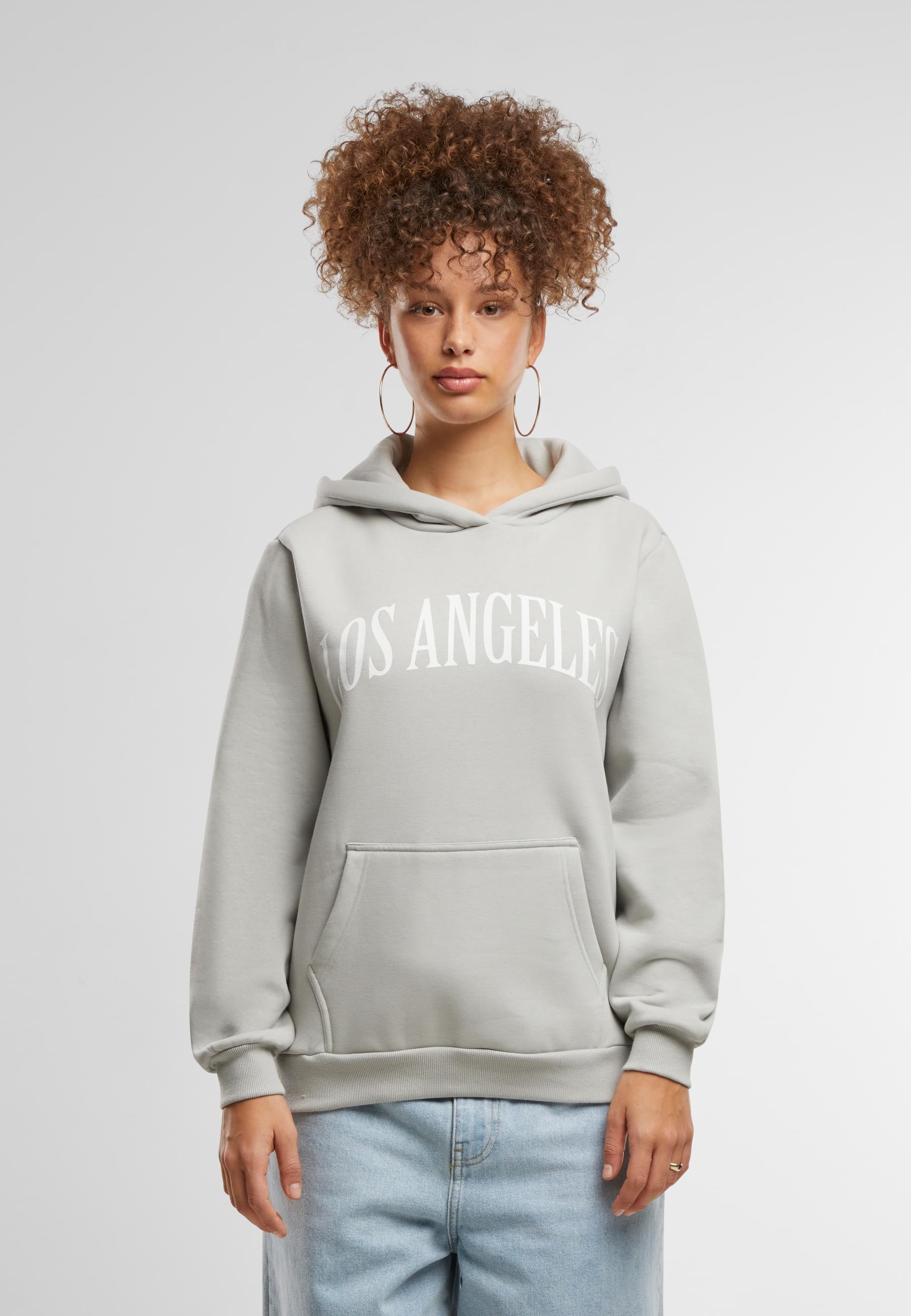 Miss Tee Kapuzenpullover »Miss Tee Los Angeles Ladies Fluffy Hoody«, (1 tlg.)