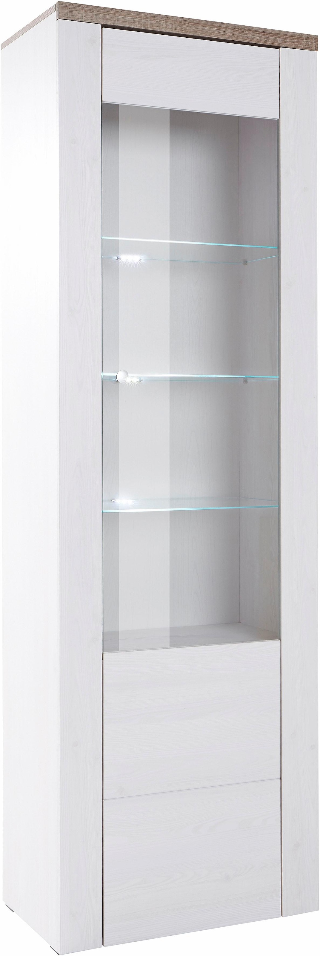 Vitrine, Höhe 205,6 cm mit Glaseinsatz online kaufen | BAUR