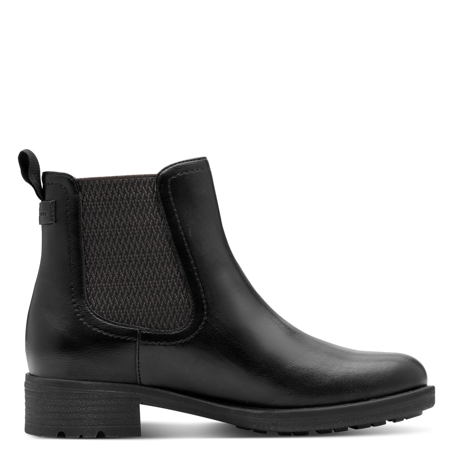 Thumbnail - Tamaris Chelseaboots, Blockabsatz, Stiefelette, Schlupfschuh im Used Look