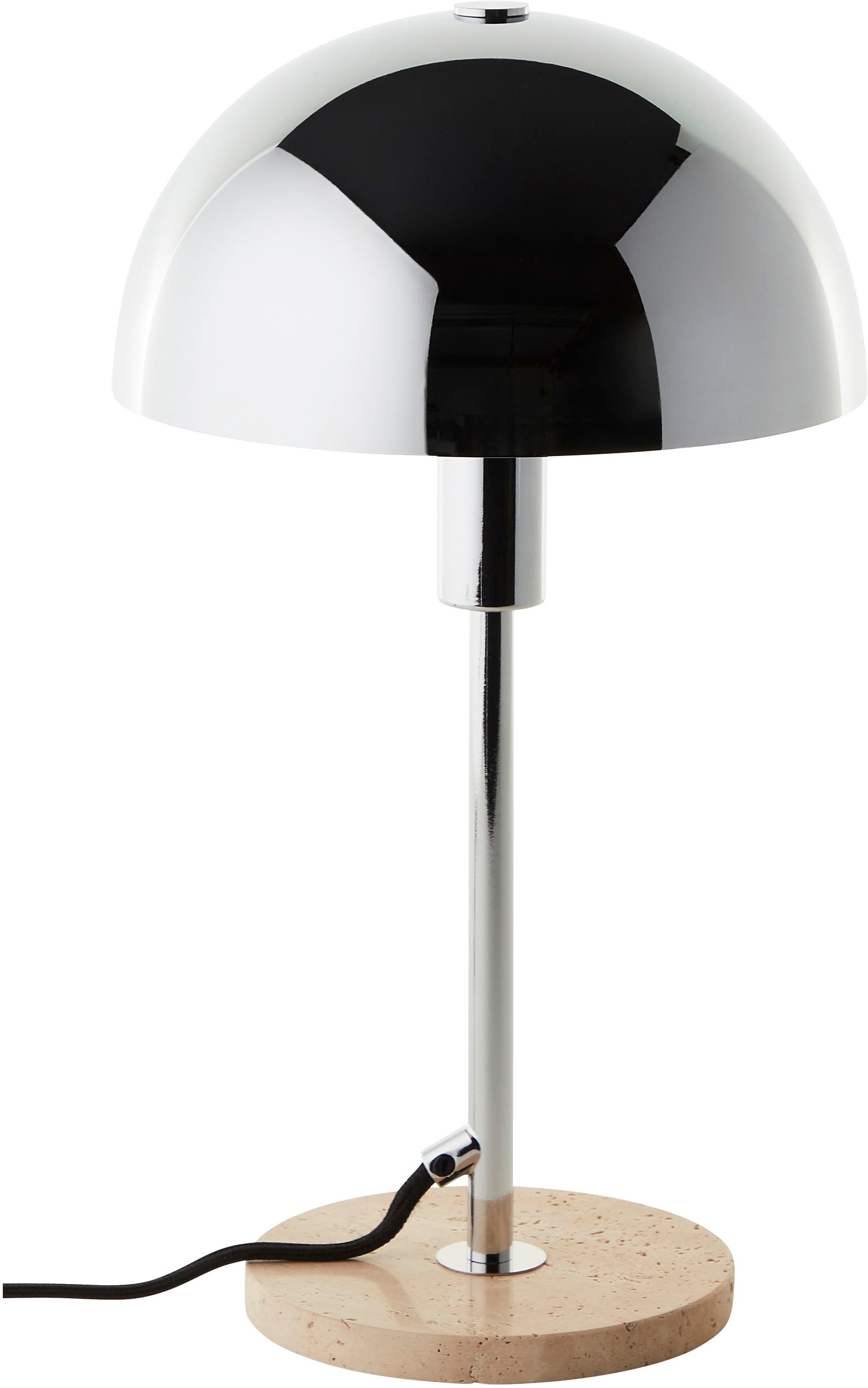 LeGer Home by Lena Gercke Tischleuchte »Linnea Pilz Lampe«, Leuchtmittel E14 | ohne Leuchtmittel, Pilzleuchte, Tischlampe, Steinsockel, Höhe 35,5 cm