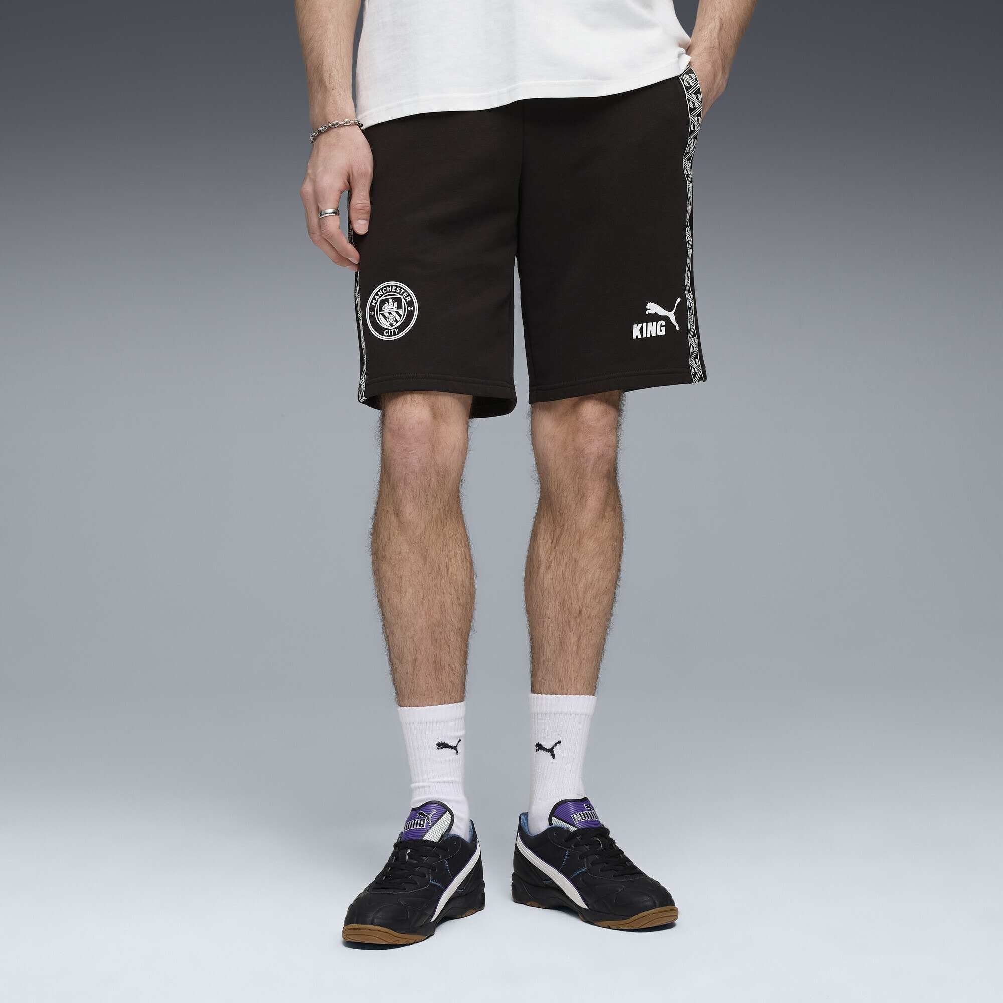 PUMA Sporthose "Manchester City KING Sweat-Shorts Herren" günstig online kaufen