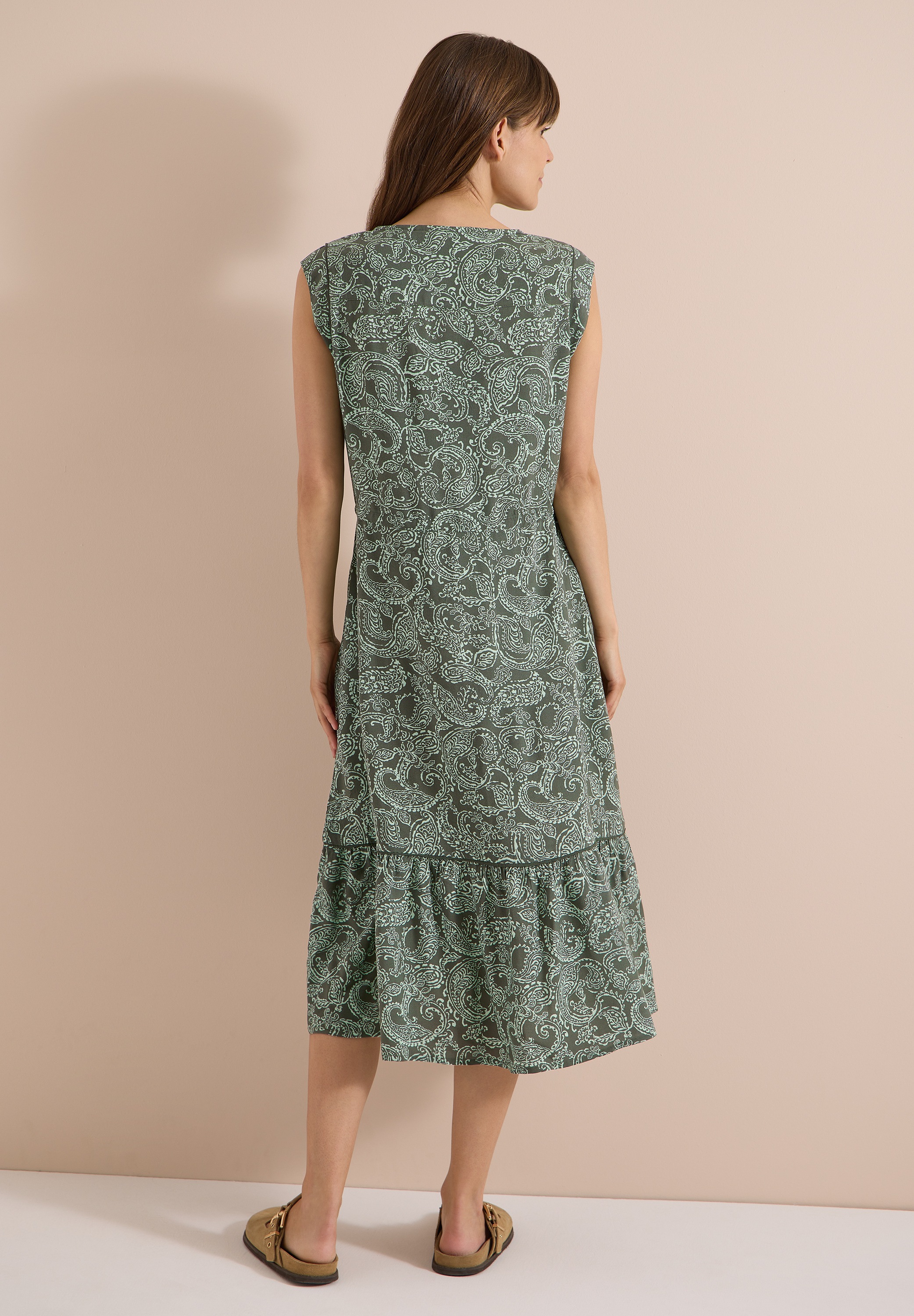 Cecil Midikleid Eingrifftaschen mit Paisleymuster