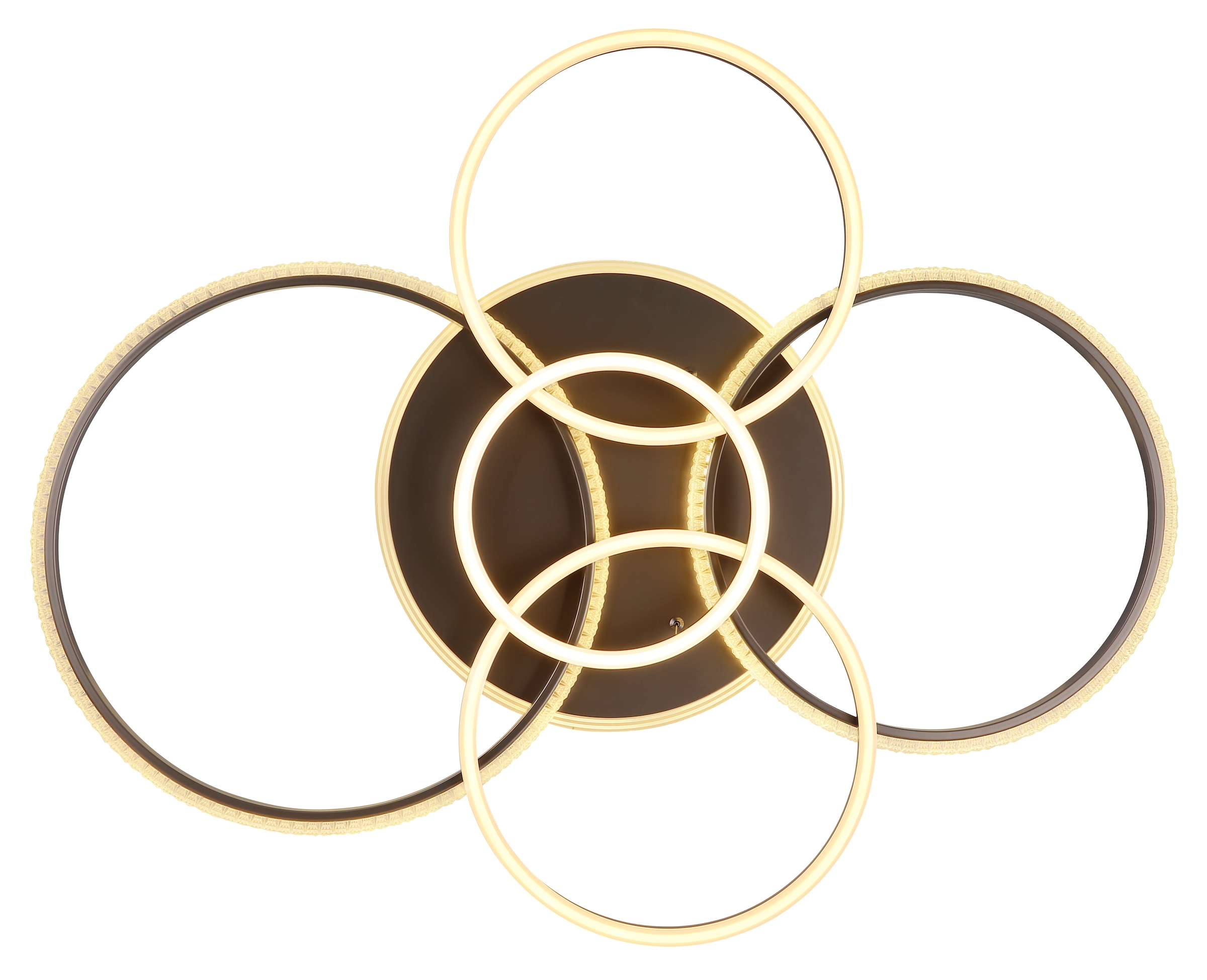 GLOBO LIGHTING Deckenleuchte »LORELEI« LED-Modul 1 Stk. Warmweiß Deckenlampe Wohnzimmer-Leuchte Schlafzimmer-Leuchte Flur Küche