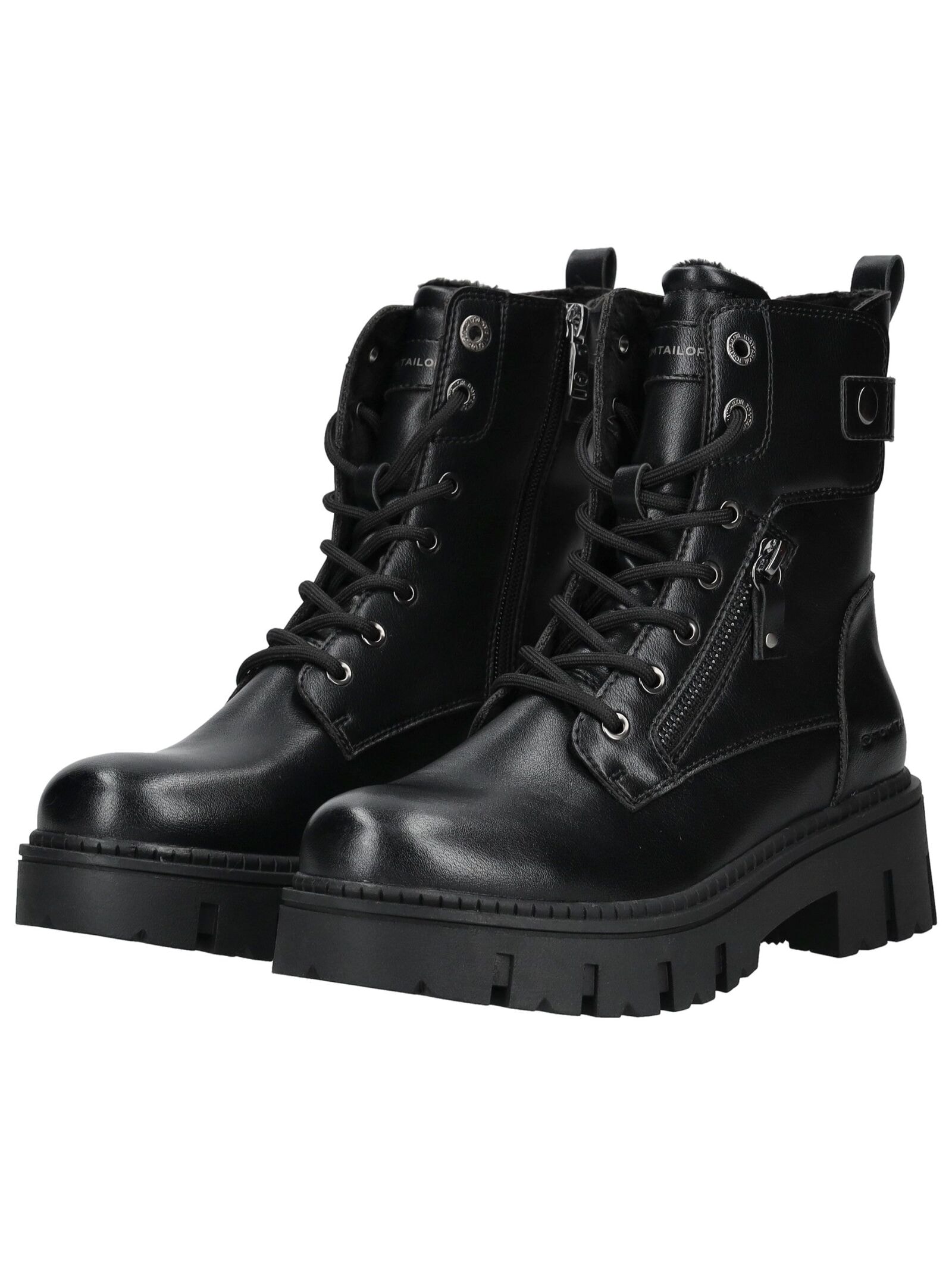 TOM TAILOR Schnürstiefelette »Tom Tailor Stiefelette Lederimitat«