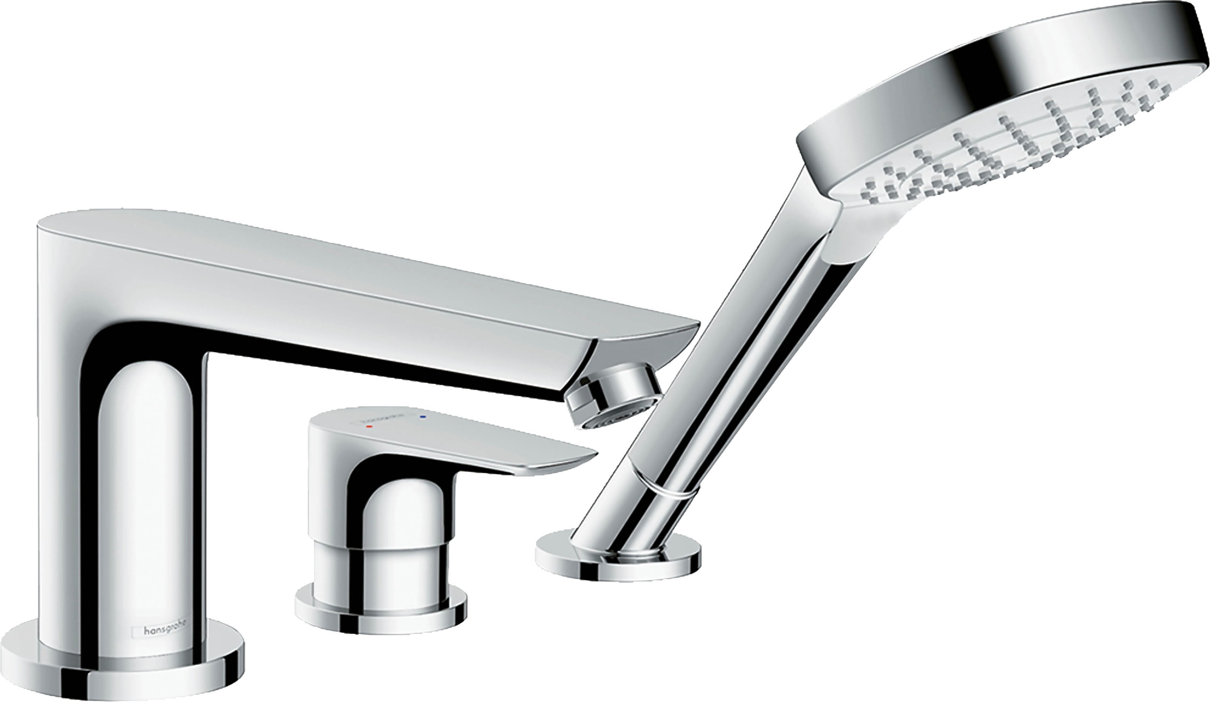 hansgrohe Wannenmischeinheit »Talis E« 3-Loch Ei...