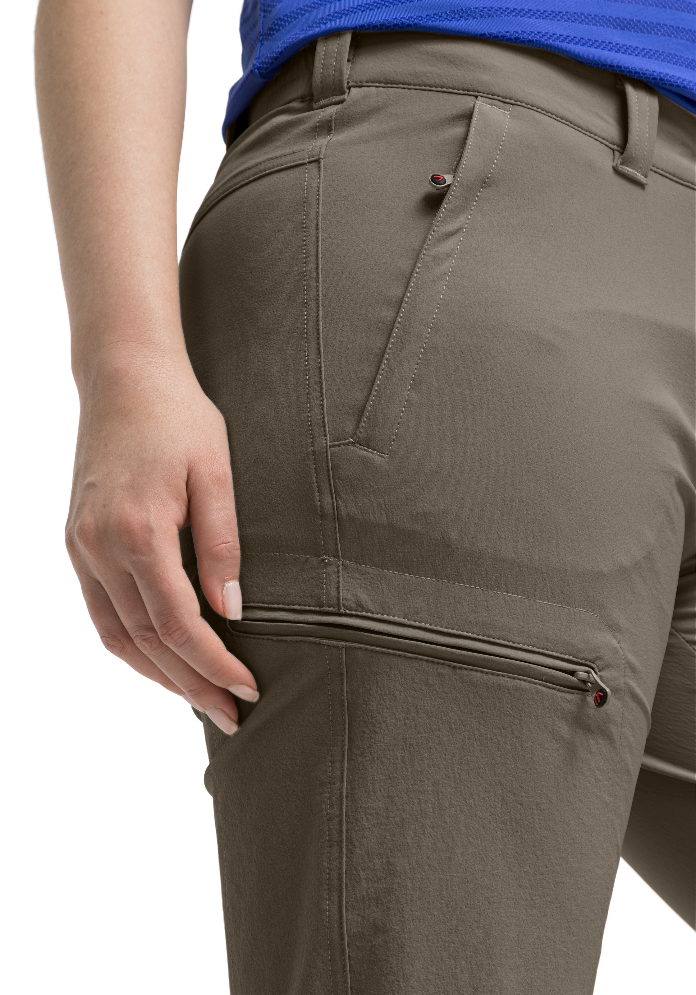 Maier Sports Funktionshose »Arolla«, Damen Wanderhose, zipp-off Outdoor-Hose, 3 Taschen, Regular Fit