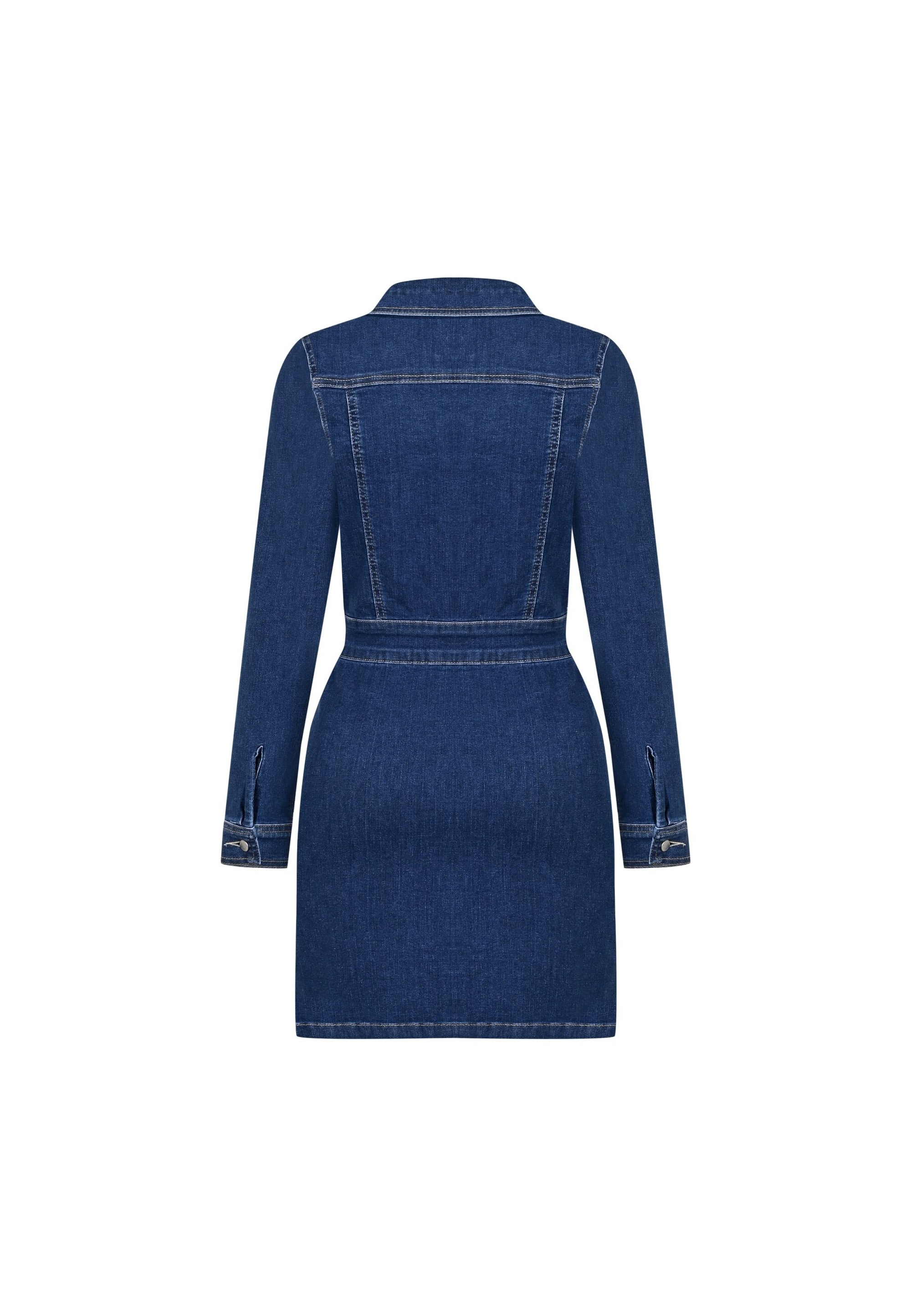 freshlions Jerseykleid »Carla«, in angesagter Jeans-Optik