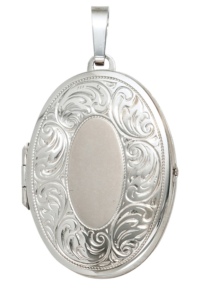 JOBO Medallionanhänger »Anhänger Medaillon oval«, 925 Silber