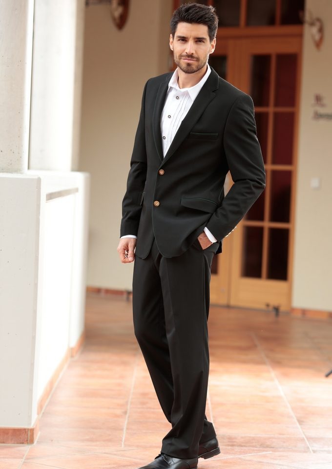 Murk Trachtenhose, mit geradem Bein