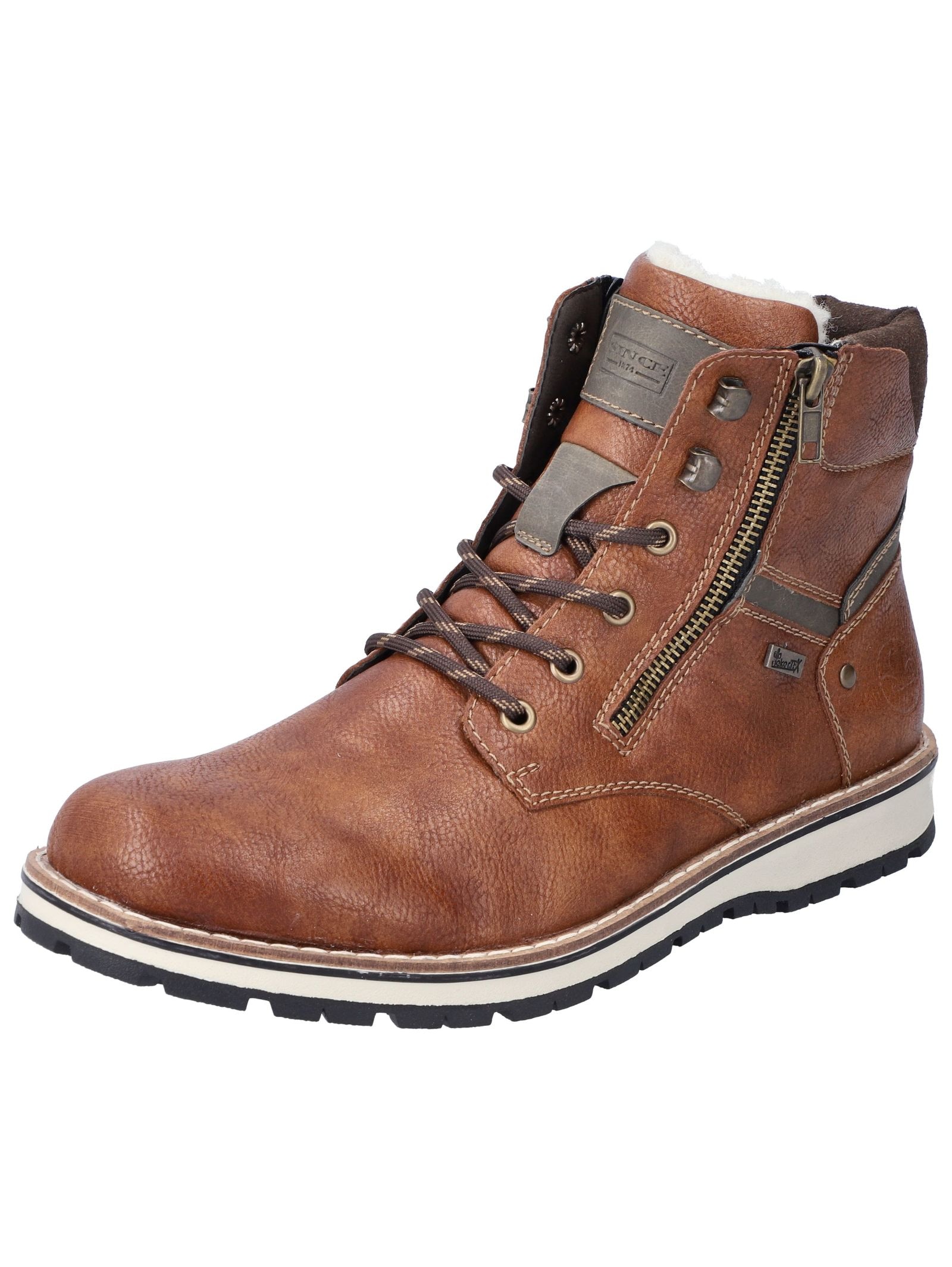 Rieker Schnürstiefelette "Rieker Stiefelette Lederimitat" günstig online kaufen