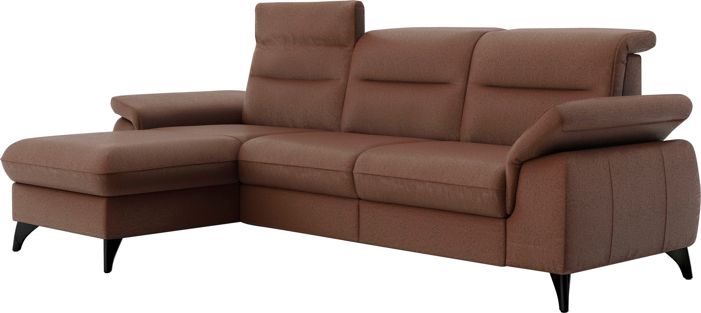 sit&more Ecksofa »Astoria L-Form«, wahlweise mit motorischer Relaxfunktion