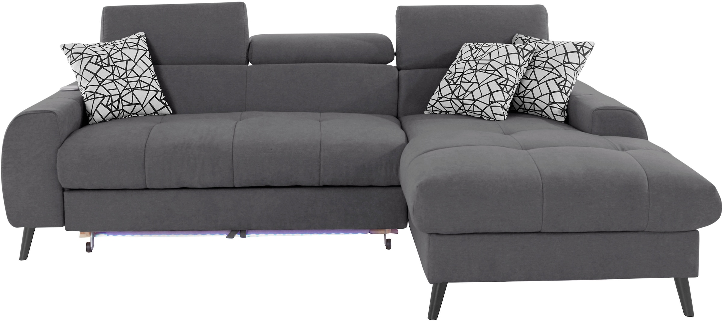 COTTA Ecksofa "Mia L-Form", 3-tlg.-Kissen-Set, Recamiere, wahlweise mit ode günstig online kaufen