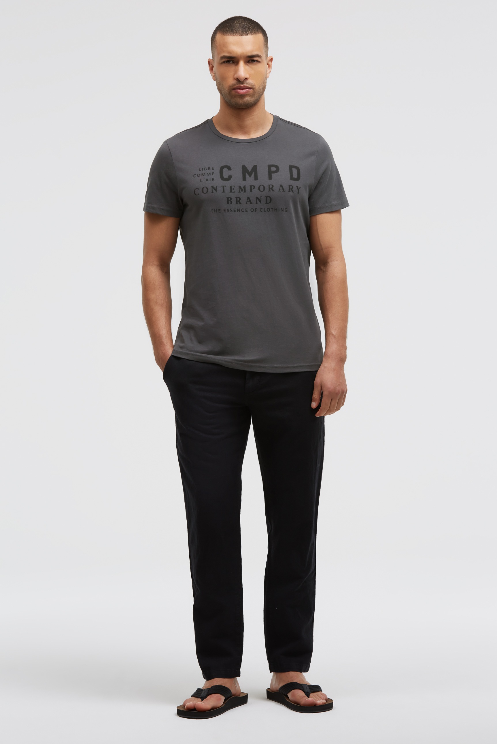 CMPD Rundhalsshirt aus Baumwolle