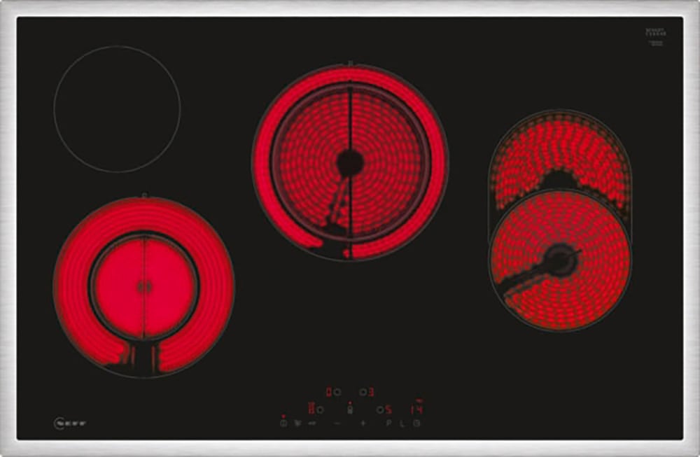 NEFF Elektro-Kochfeld von SCHOTT CERAN "T18SDH9L0", mit einfacher Touch Control Bedienung