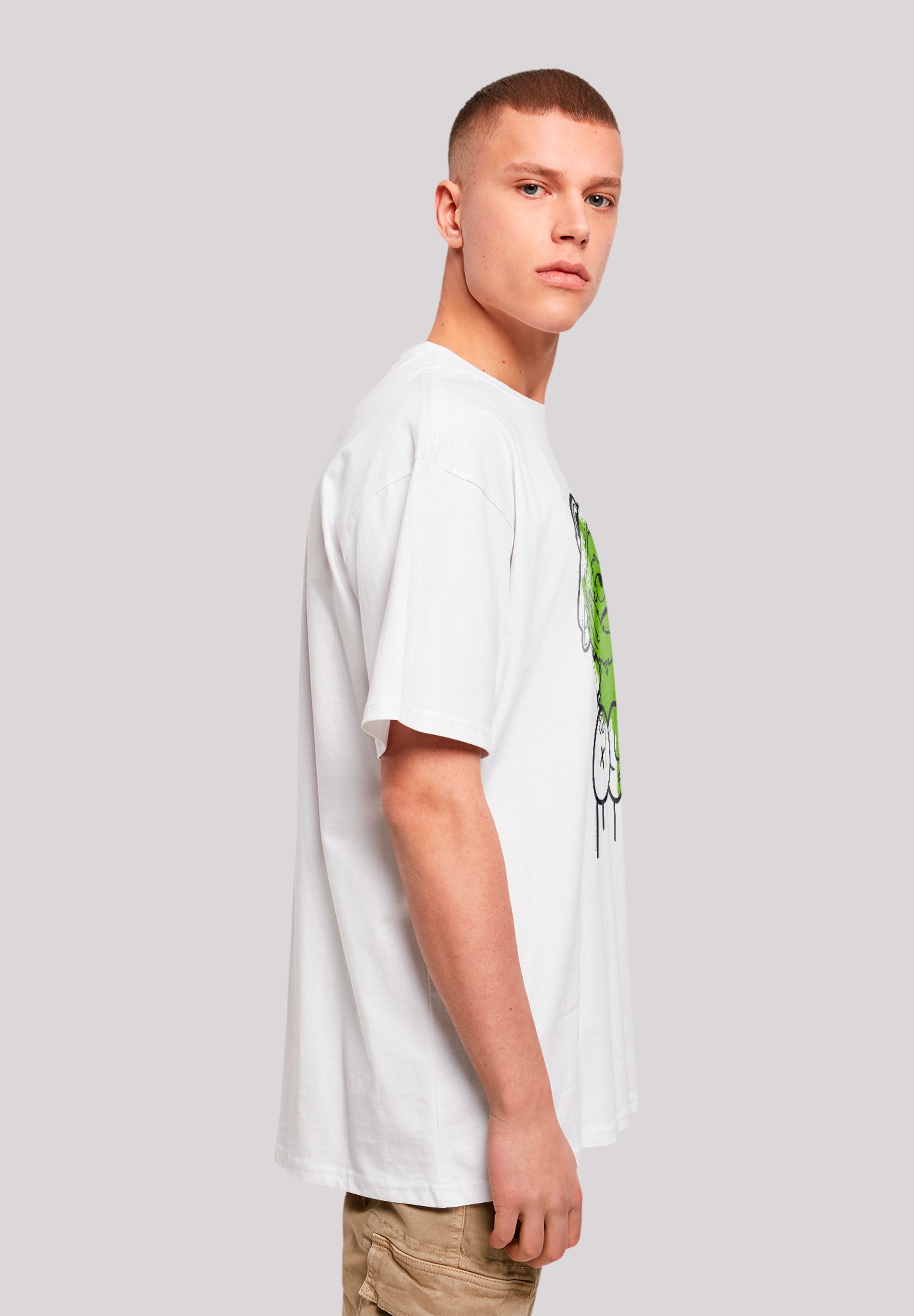 F4NT4STIC T-Shirt »Sesamstraße Oscar Graffiti«, Premium Qualität