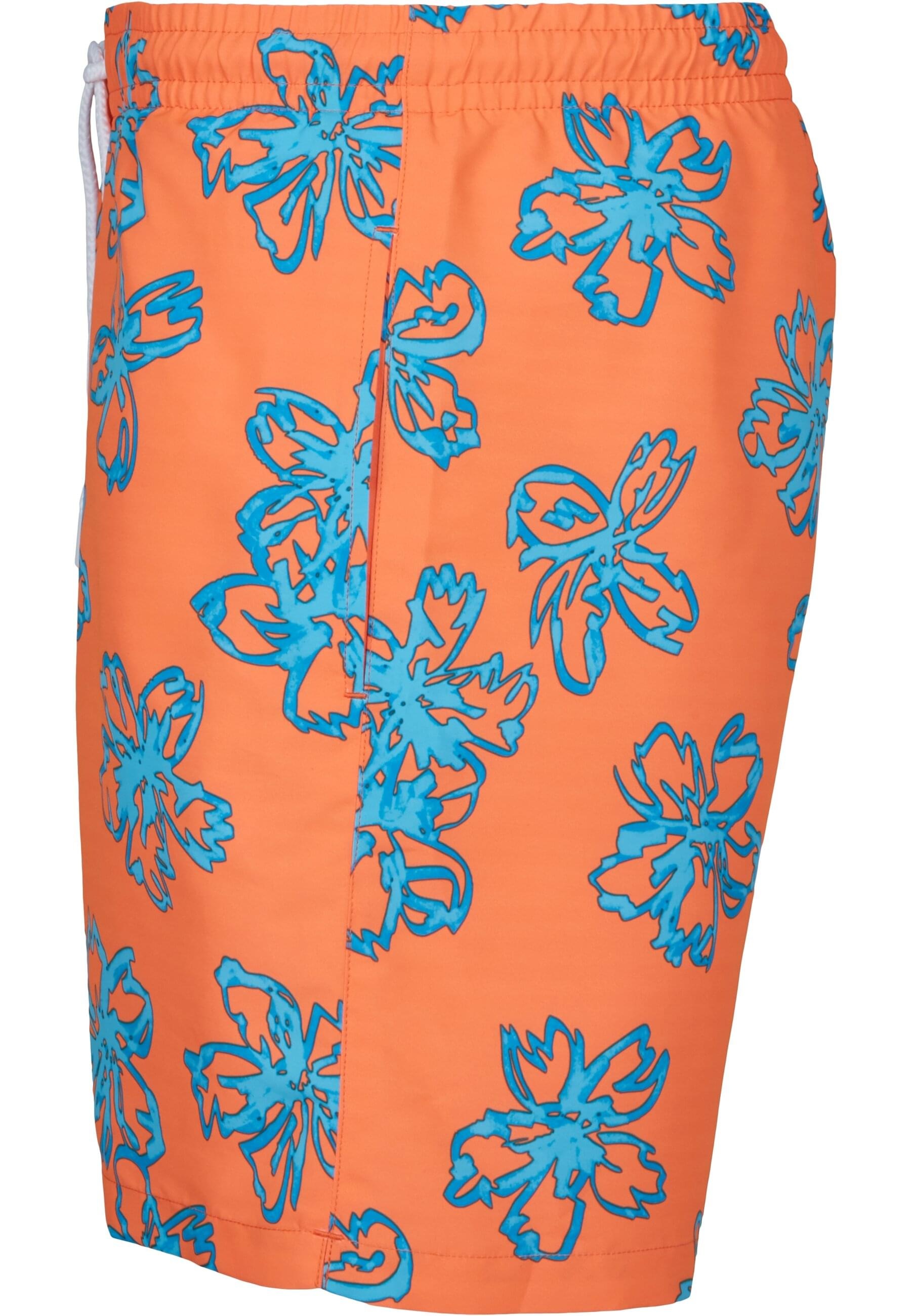 URBAN CLASSICS Badeshorts »Urban Classics Herren Floral Swim Shorts«
