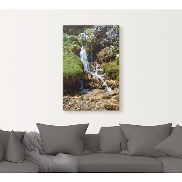 Wandbild als Gewässer, Alubild, (1 »Kleiner Bergen«, oder in Artland in St.), Leinwandbild, | den Wandaufkleber BAUR Poster Wasserfall versch. Größen kaufen