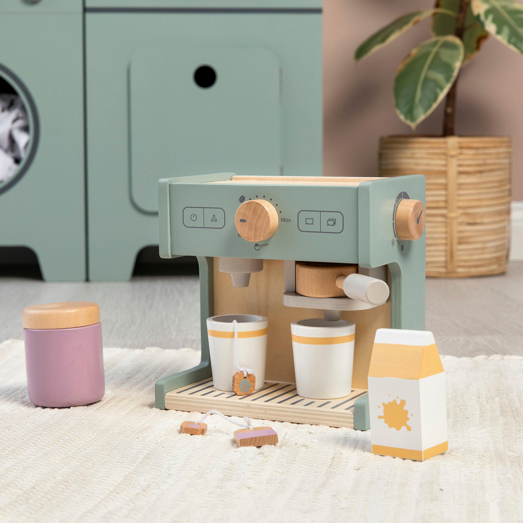 MUSTERKIND® Kinder-Kaffeemaschine »Coffea«, FSC®-Holz aus gewissenhaft bewirtschafteten Wäldern