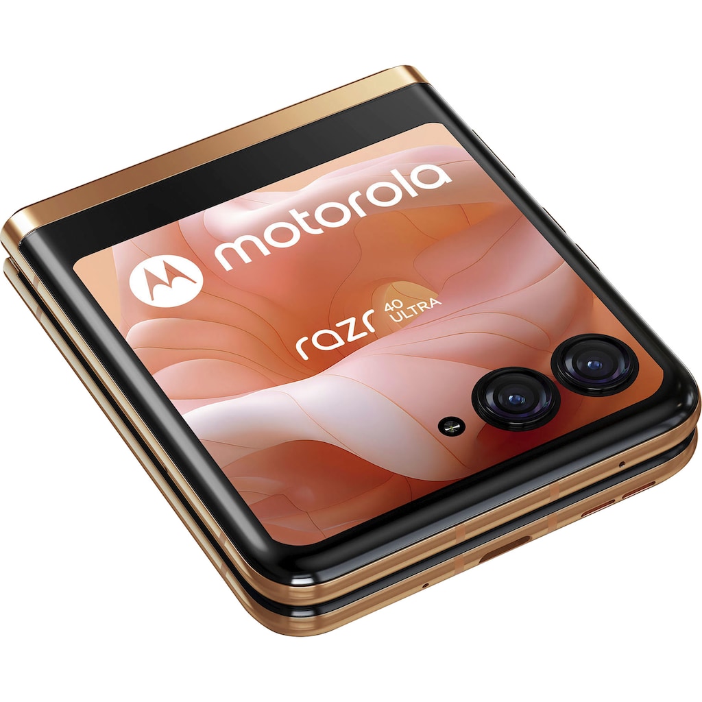 Motorola Smartphone »Motorola razr40 ultra«, Peach Fuzz, 17,52 cm/6,9 Zoll, 256 GB Speicherplatz, 12 MP Kamera