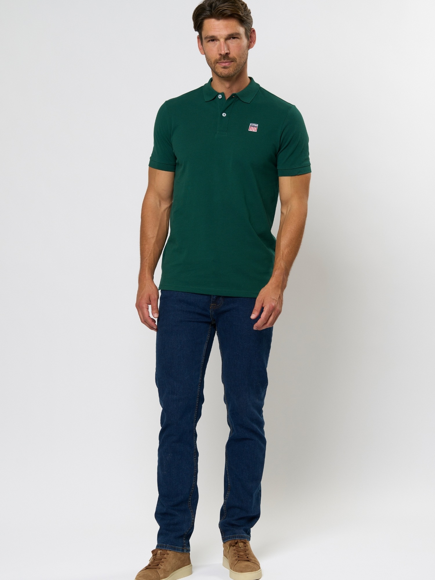 VINSON Kurzarmhemd »VINSON 2-pack Polo VMMike«