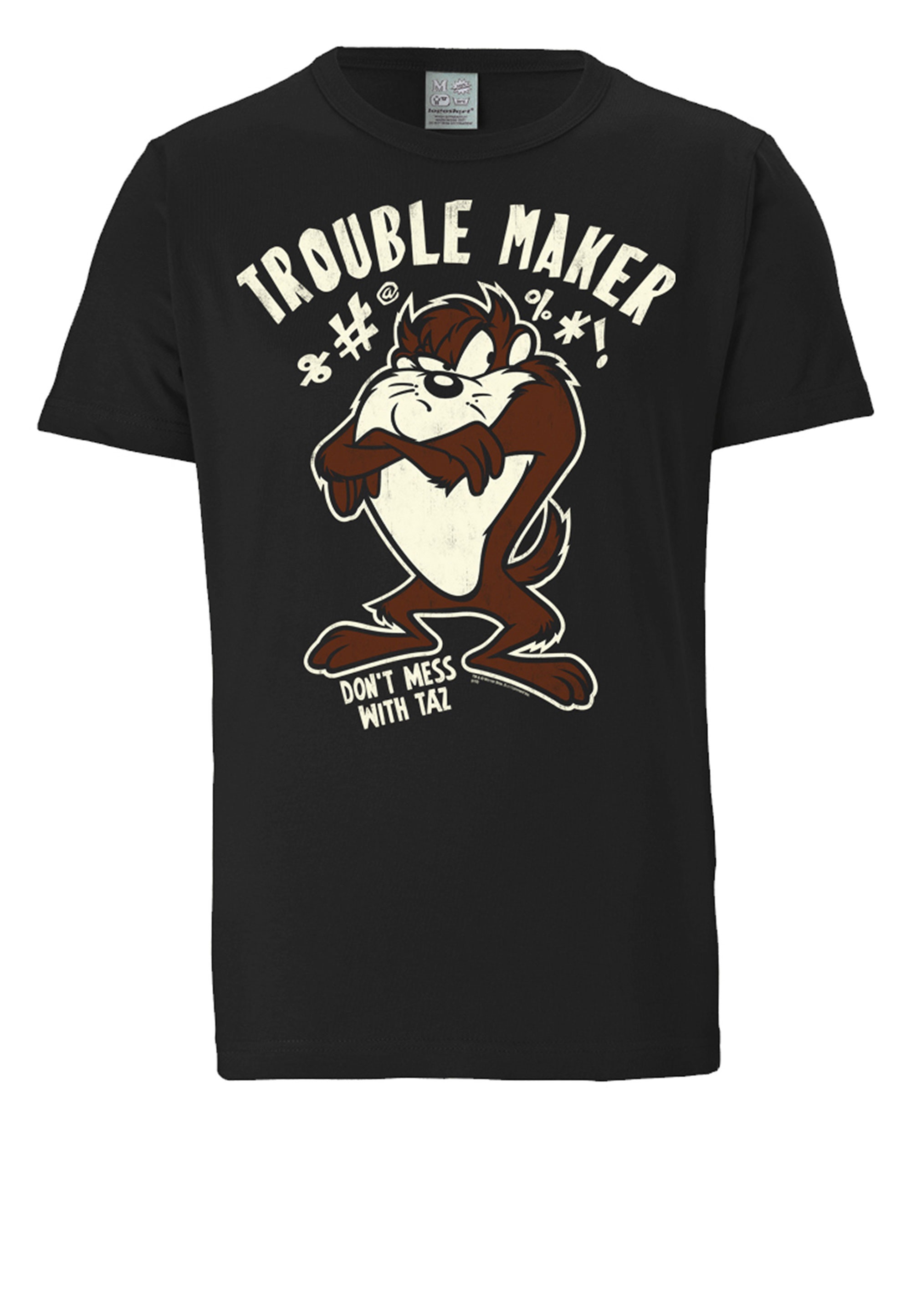 LOGOSHIRT T-Shirt »Looney Tunes - Taz, Trouble Maker«, mit lizenziertem Print