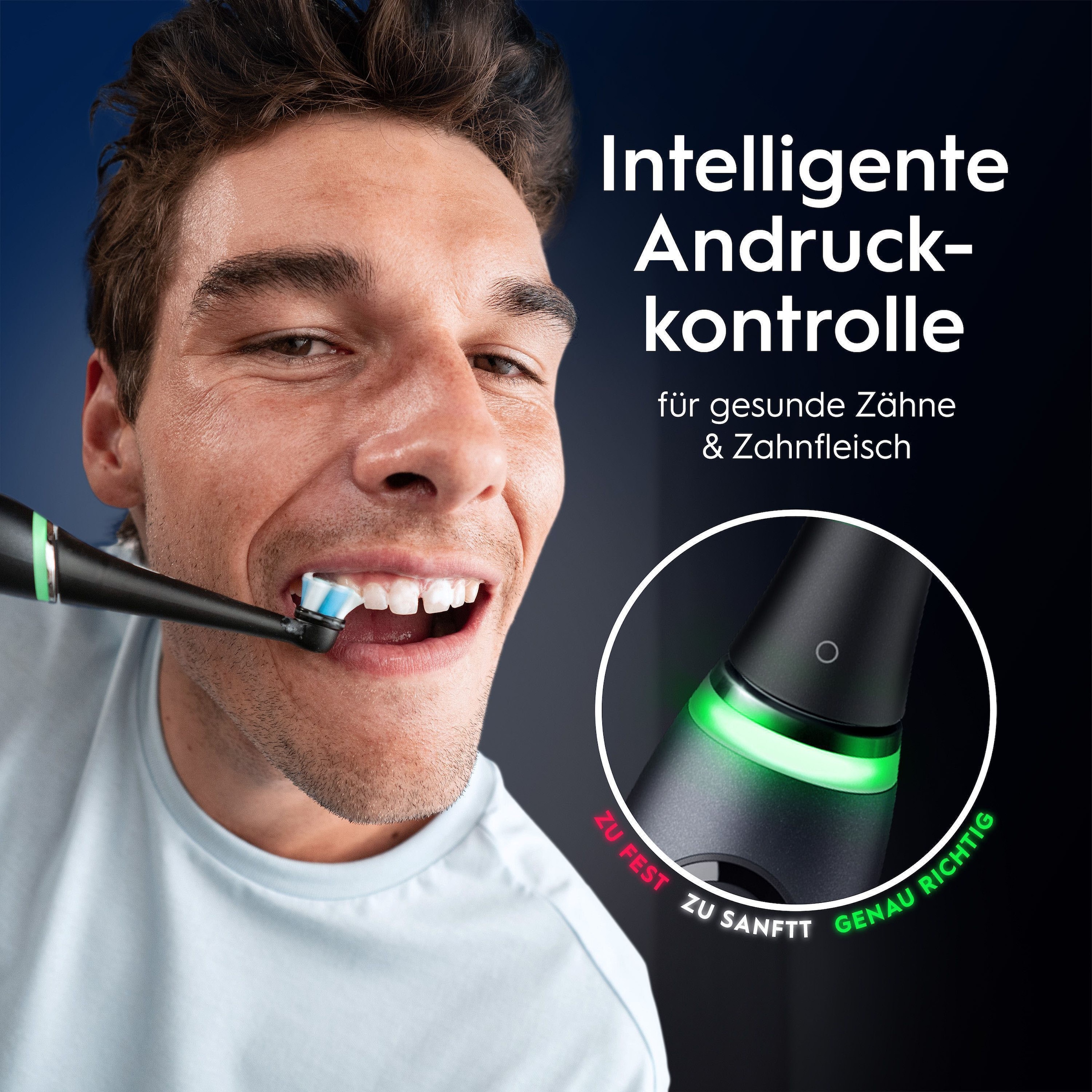 Oral-B Elektrische Zahnbürste »Oral-B iO Series 9« 2 Stk. Aufsteckbürsten 7 Putzmodi für Zahnpflege, 3D-Analyse, Farbdisplay & Lade-Reiseetui