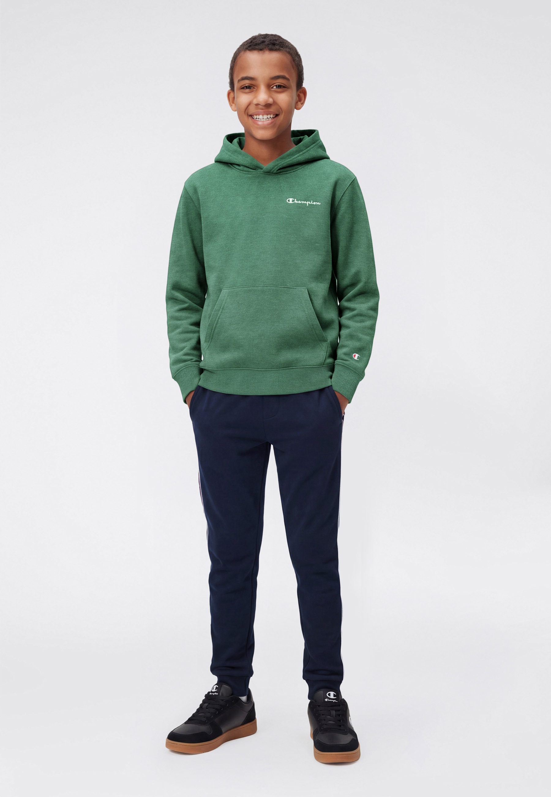 Champion Kapuzensweatshirt "ICONS CONTRAST Terry Hoodie", mit Kapuze, Langarm, aus Baumwolle und Polyester, gerader Abschluss
