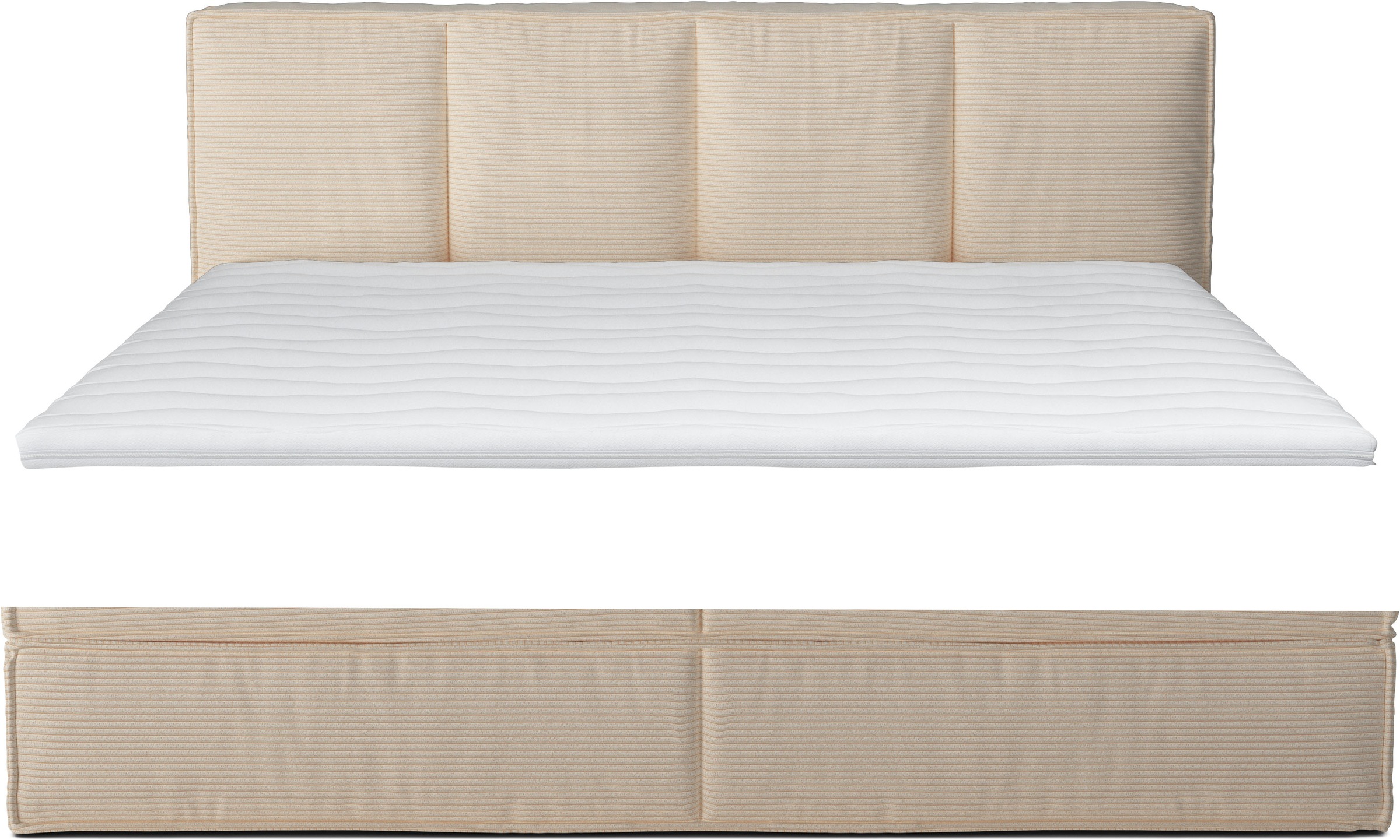 Thumbnail - Home affaire Boxspringbett "Milano", Boxbett inkl. Topper, 2 Matratzen, Härtegrade H2, H3 und H4 wählbar