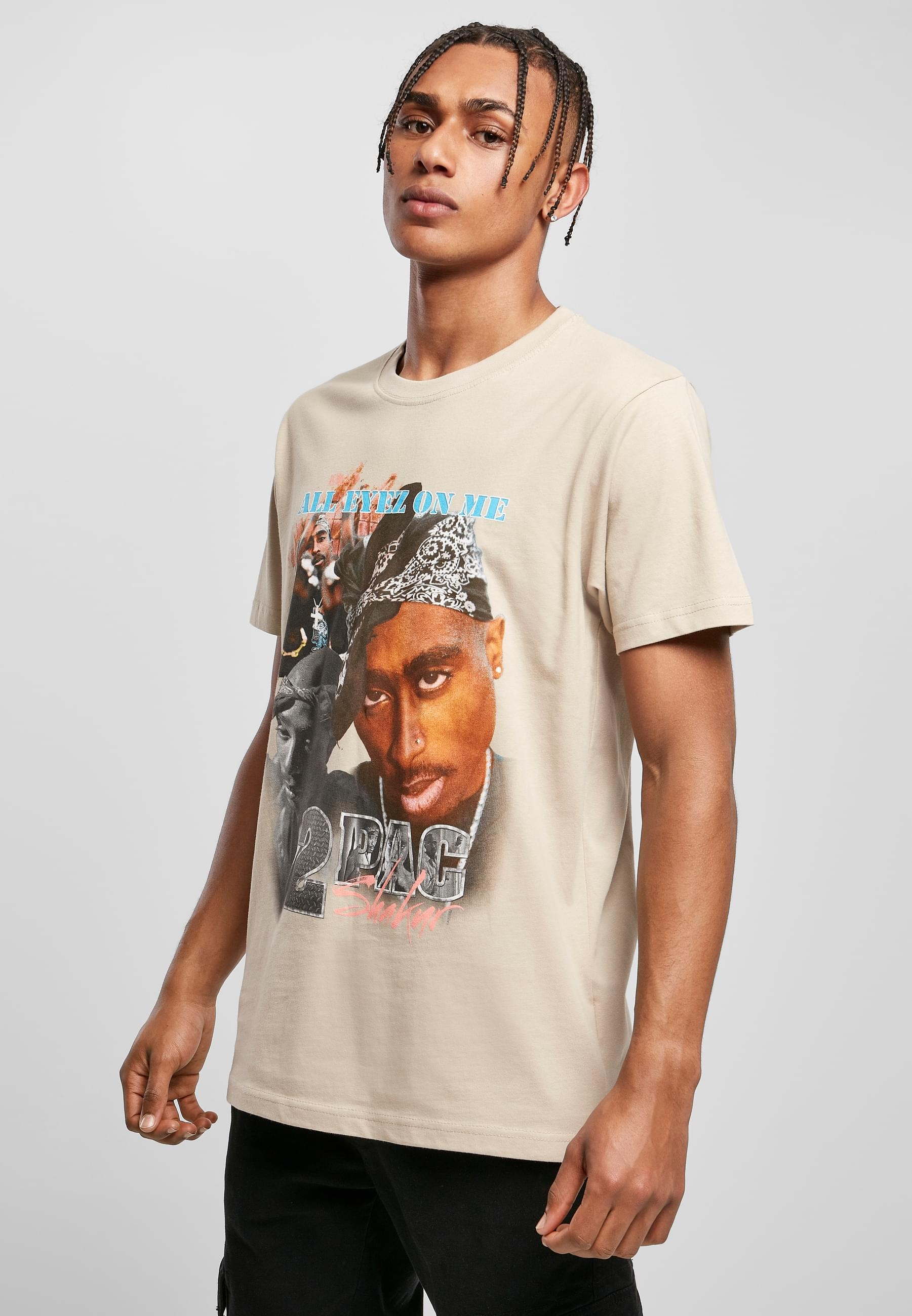 MisterTee T-Shirt »MisterTee Herren Tupac Retro Tee«, (1 tlg.)