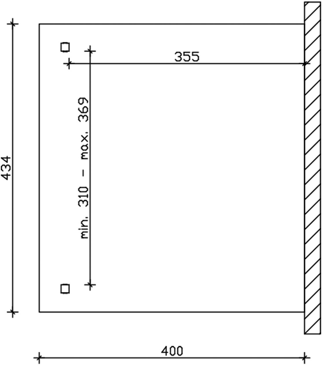 Skanholz Terrassendach »Ancona« Leimholz