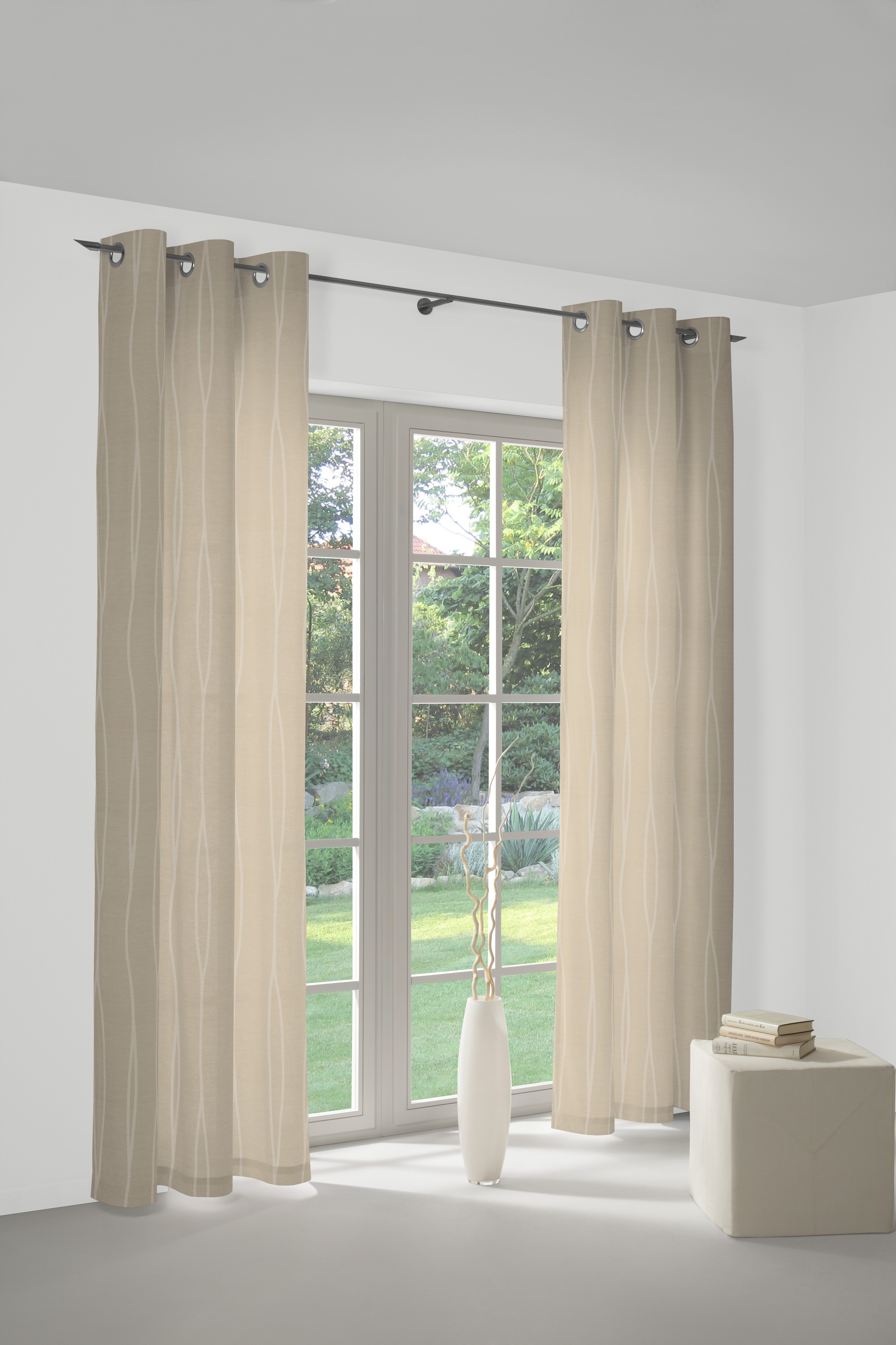 Wirth Vorhang "LANGWASSER" Ösen 1 Stk. tlg. günstig online kaufen