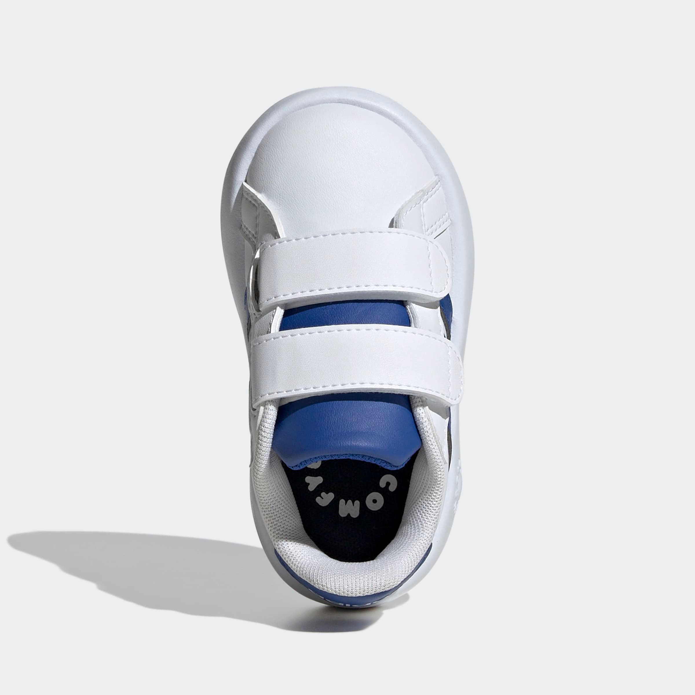 adidas Sportswear Klettschuh »GRAND COURT 2.0 KIDS«, Design auf den Spuren des adidas Superstar, für Kinder