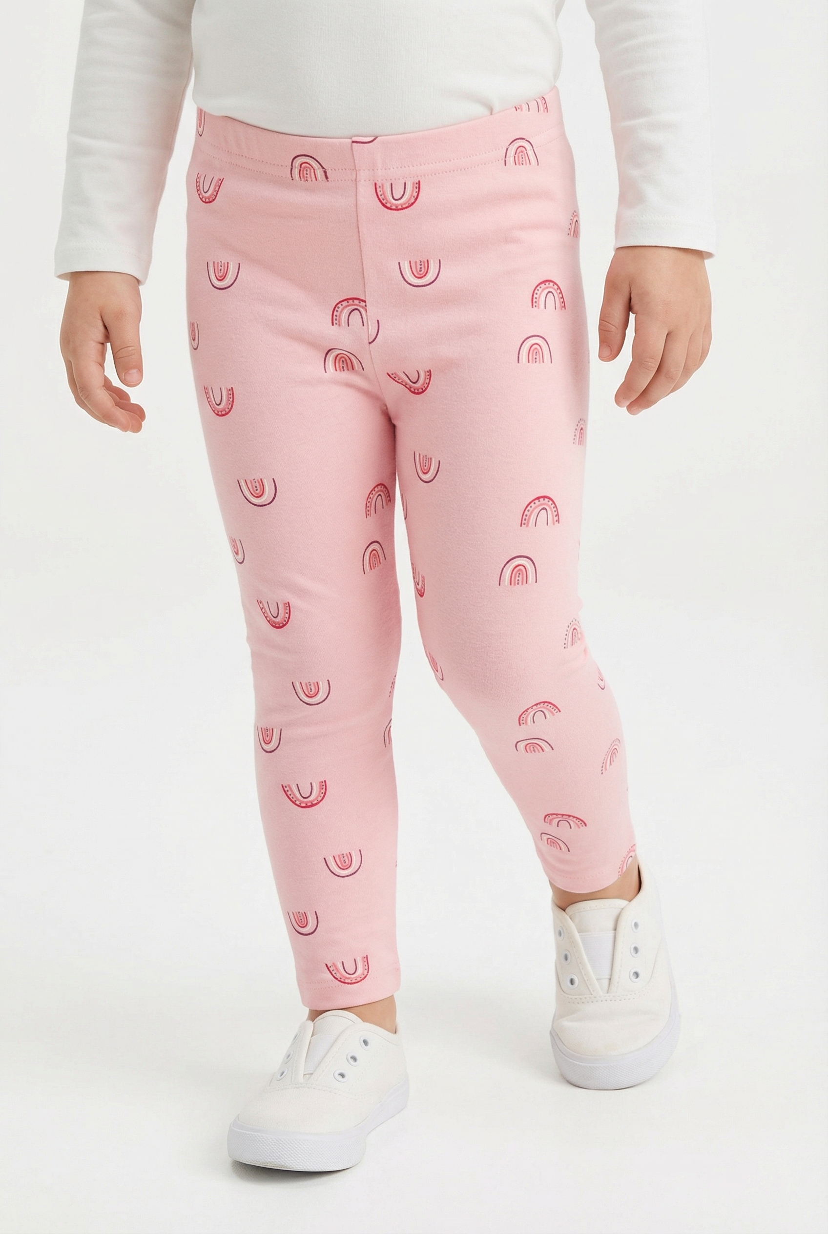 happy girls Leggings  im tollen Alloverprint, Basic-Form