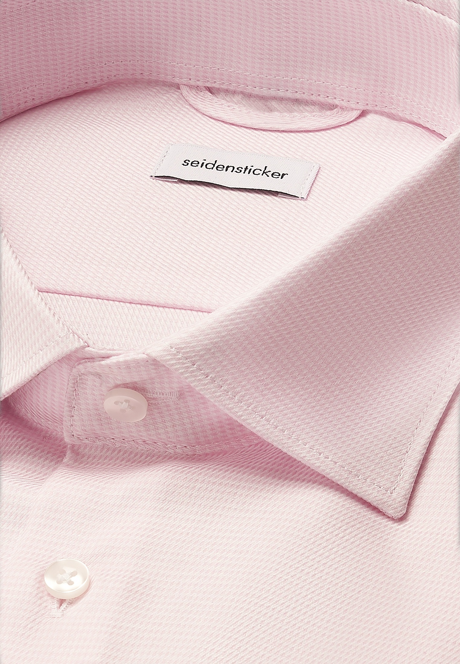 seidensticker Businesshemd »Schwarze Rose«, Slim 1/1 Kentkragen Struktur